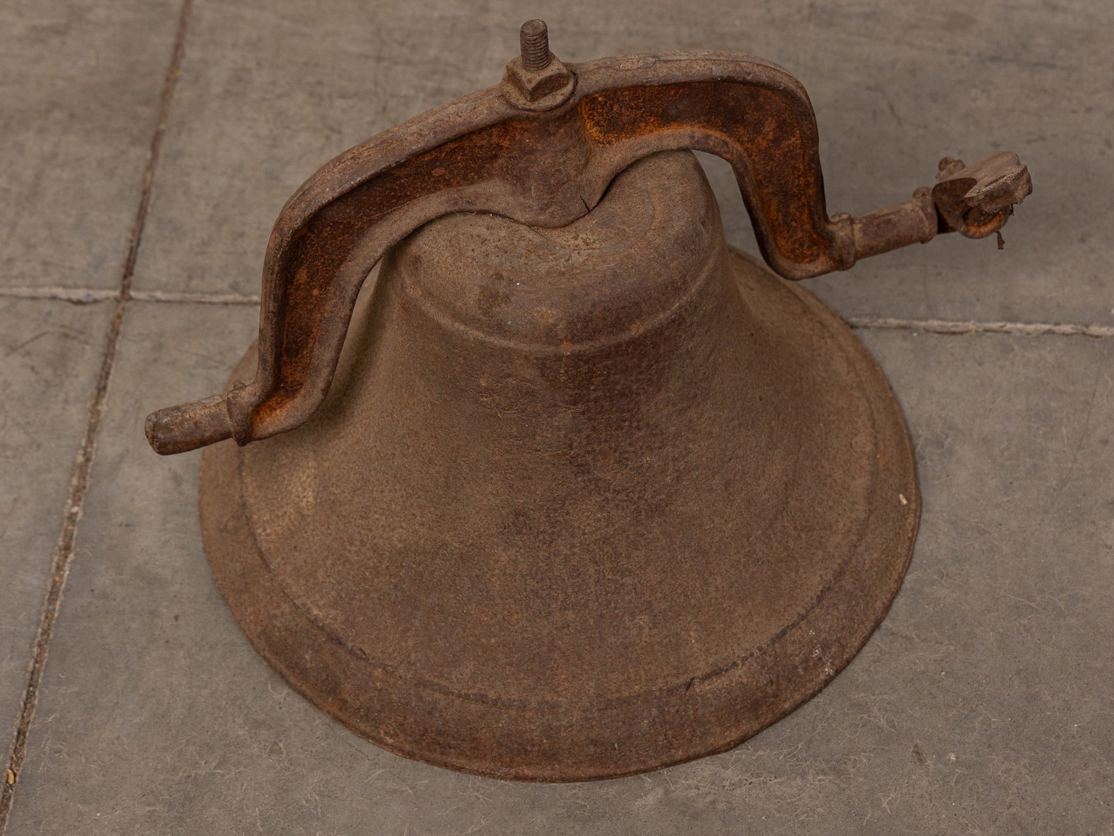 Large Vintage Cast Iron Bell - 2