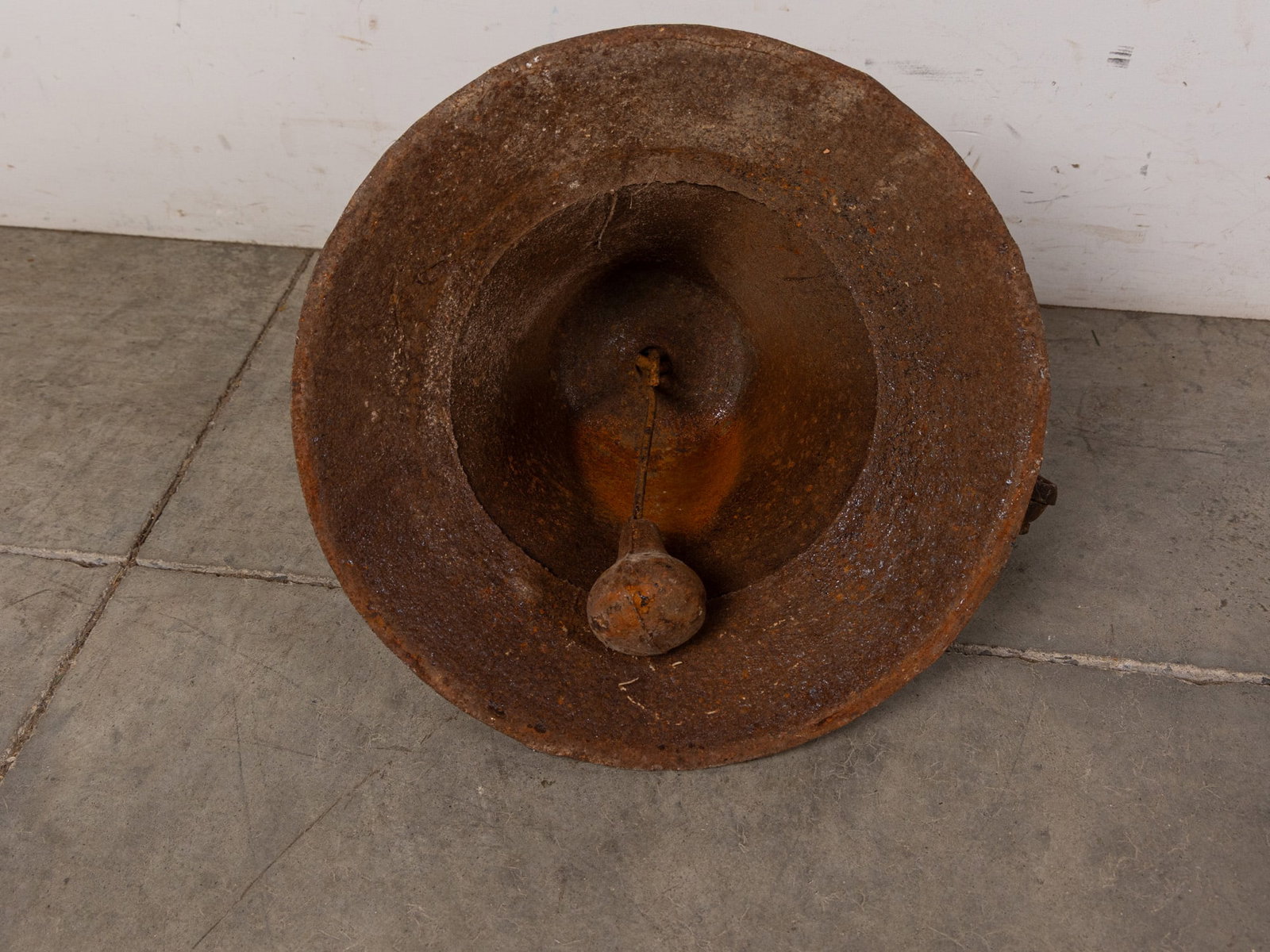 Large Vintage Cast Iron Bell - 3
