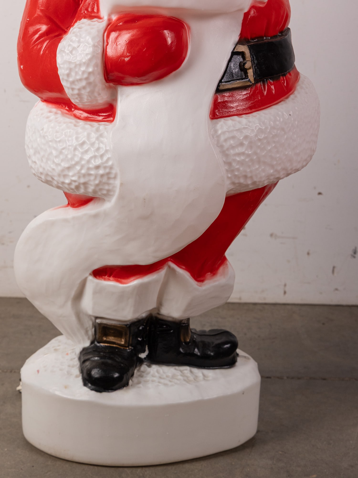 Vintage Santa Claus Blow Mold Decoration - 3