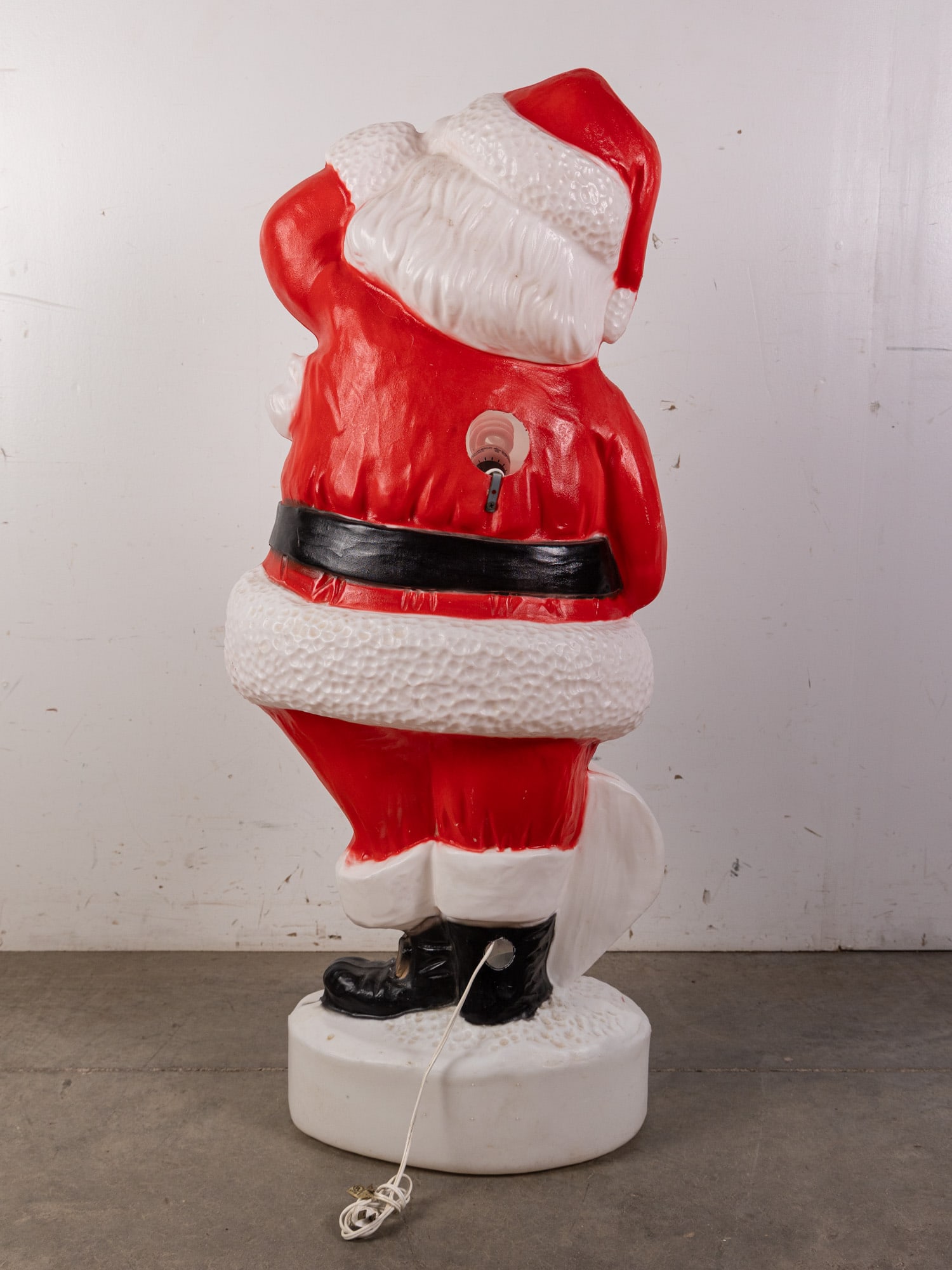Vintage Santa Claus Blow Mold Decoration - 4