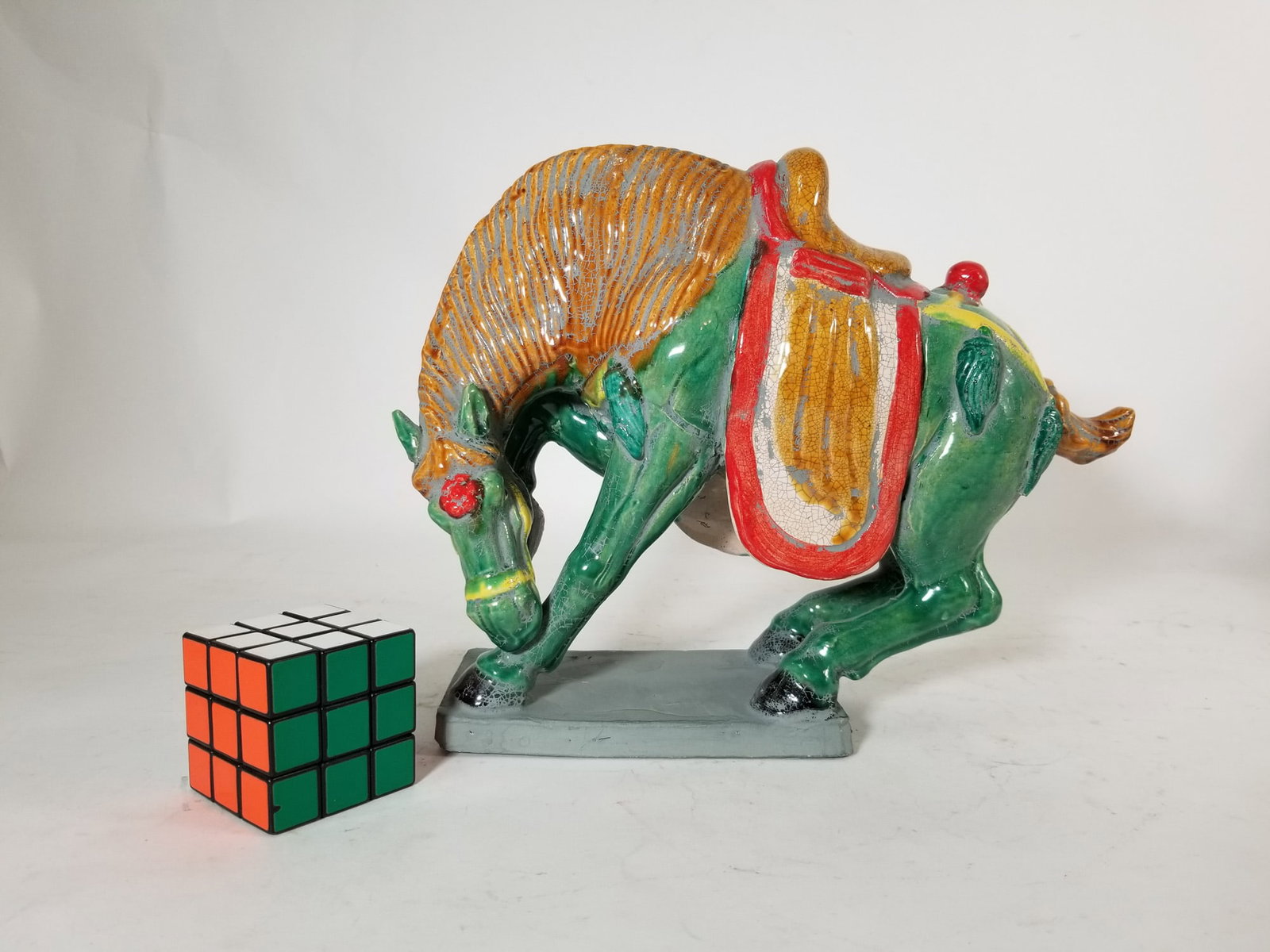 Tang Dynasty Style Ceramic Horse Sculpture - 2