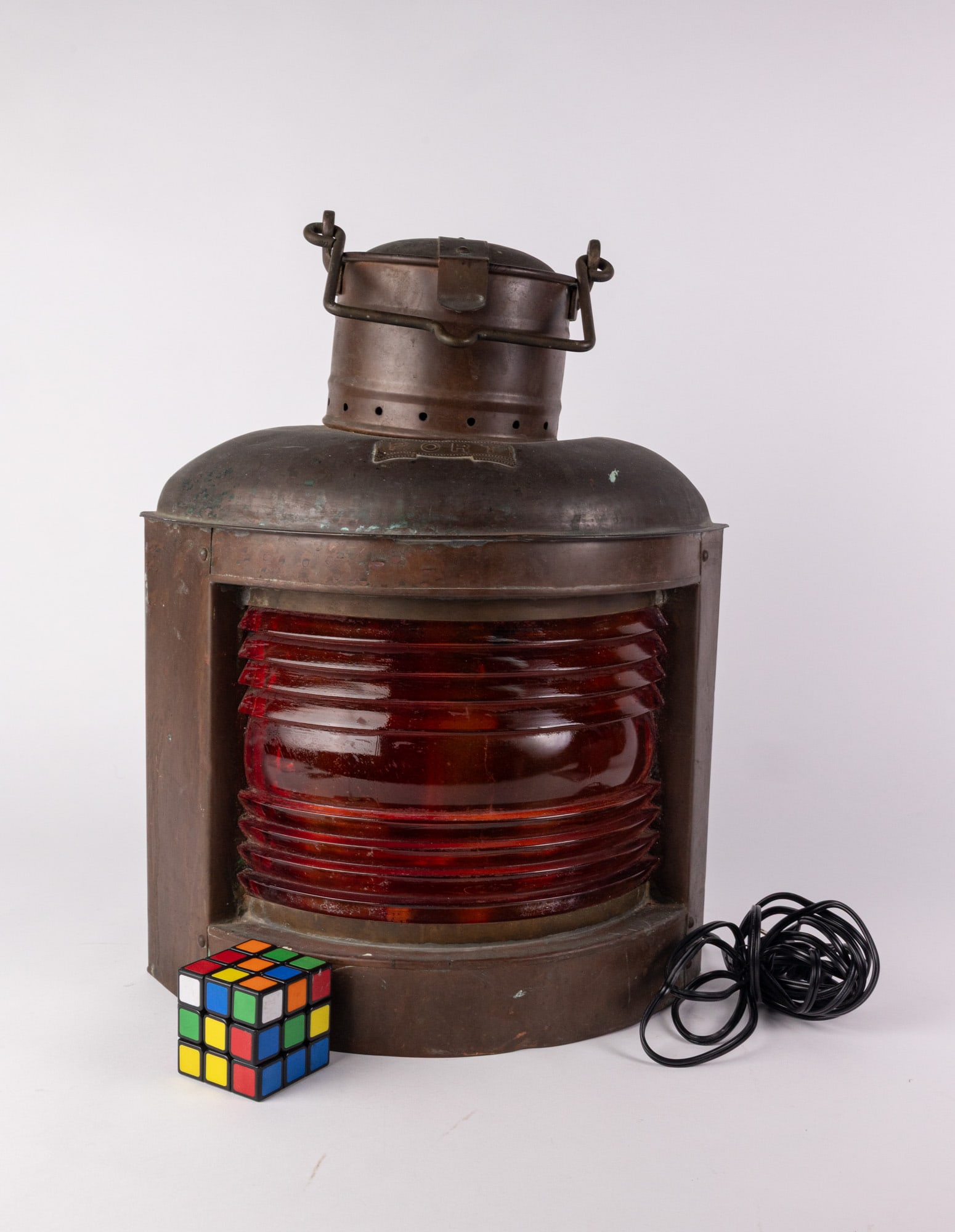 Antique Nautical Converted Electric Lantern - 2