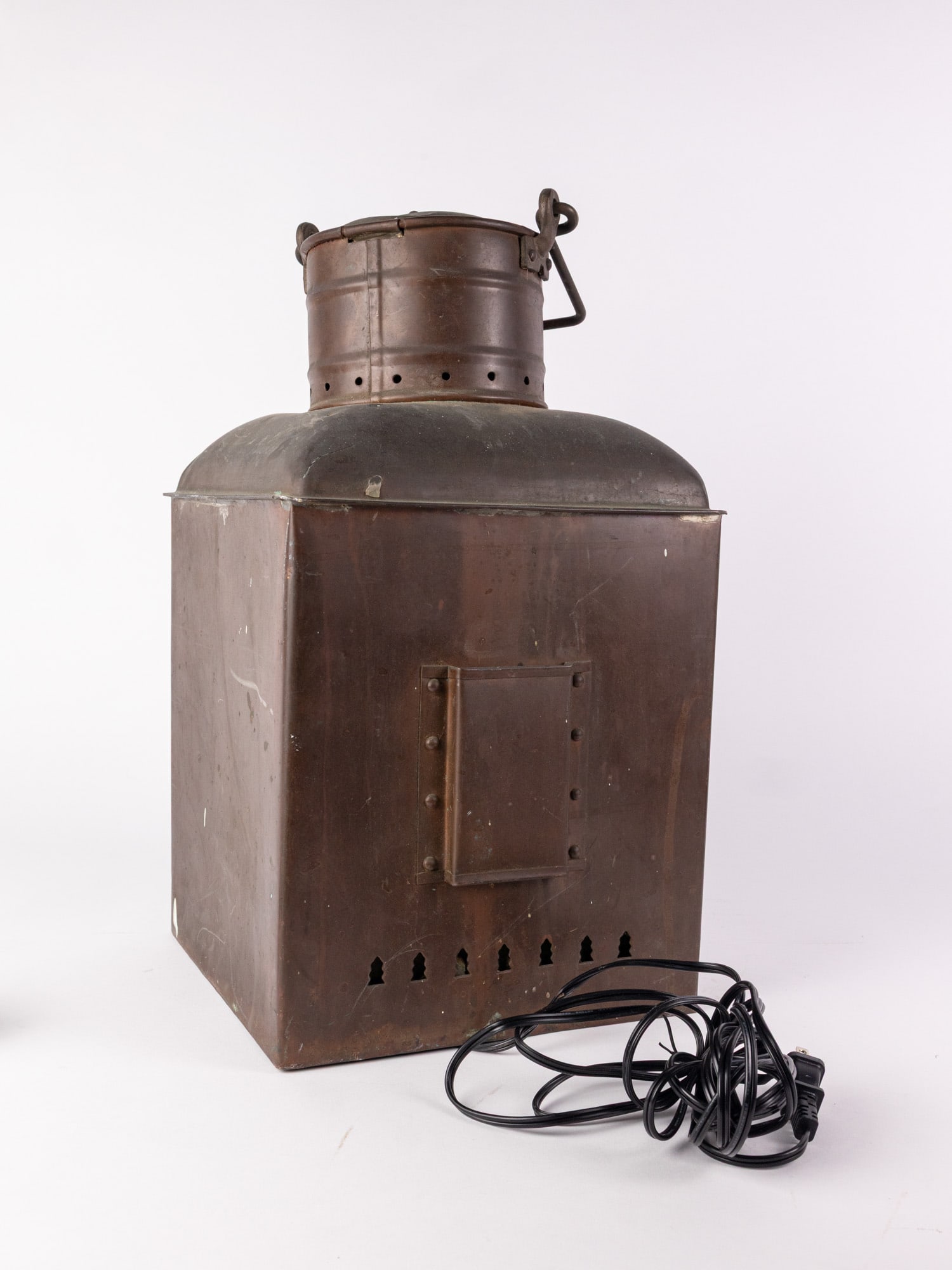 Antique Nautical Converted Electric Lantern - 5