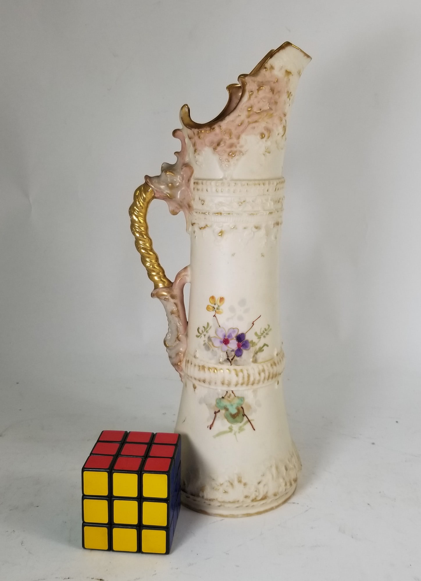 Early Ernst Wahliss Amphora Turn Teplitz Ewer - 2