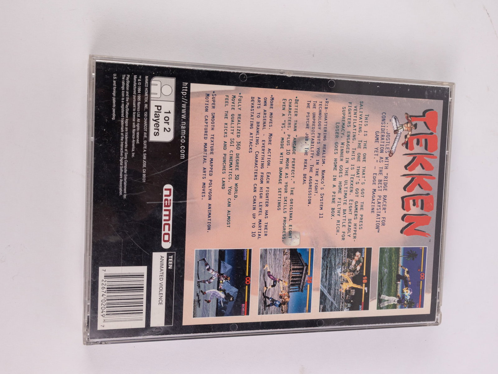 Playstation PS1 Tekken Long Box - 6