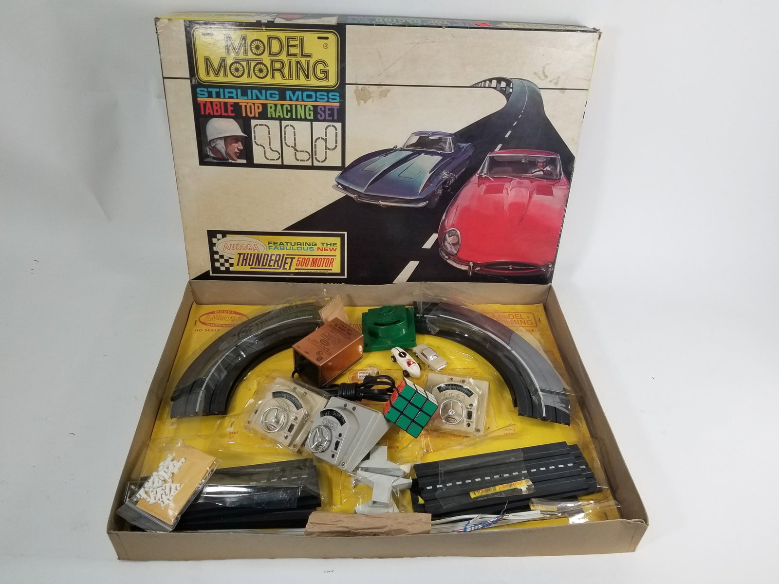 Vintage Model Motoring Stirling Moss Table Top Racing Set - 2