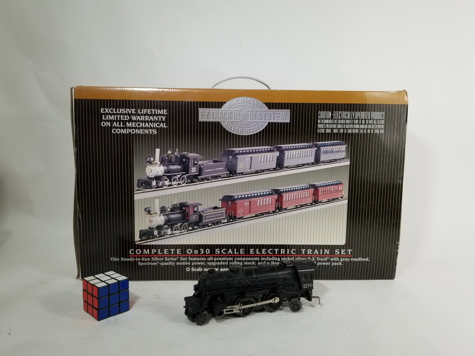 Bachmann Narrow Gage Express Model 25003 and Lionel O27 Locomotive Model 1130 - 2