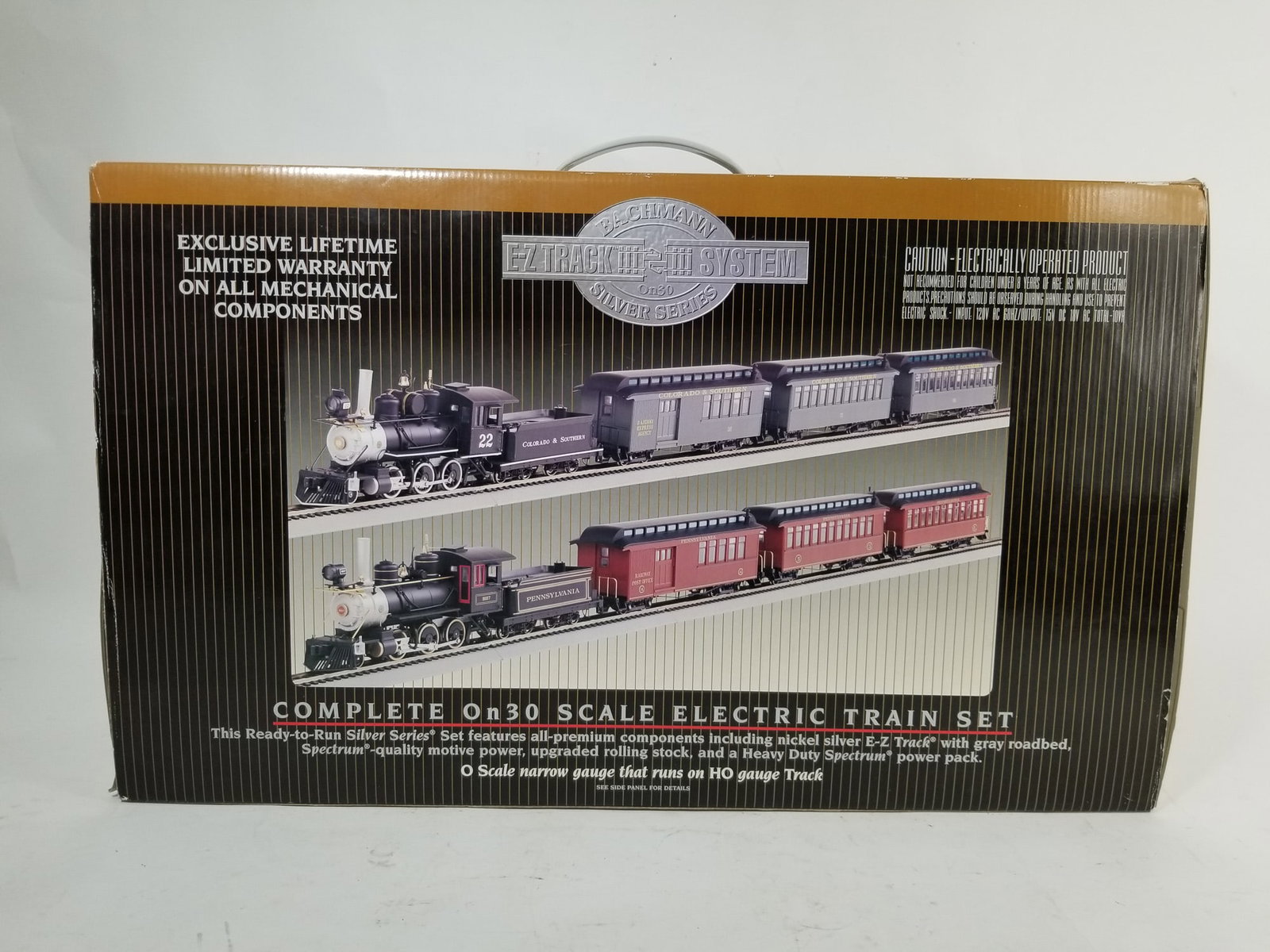 Bachmann Narrow Gage Express Model 25003 and Lionel O27 Locomotive Model 1130 - 3