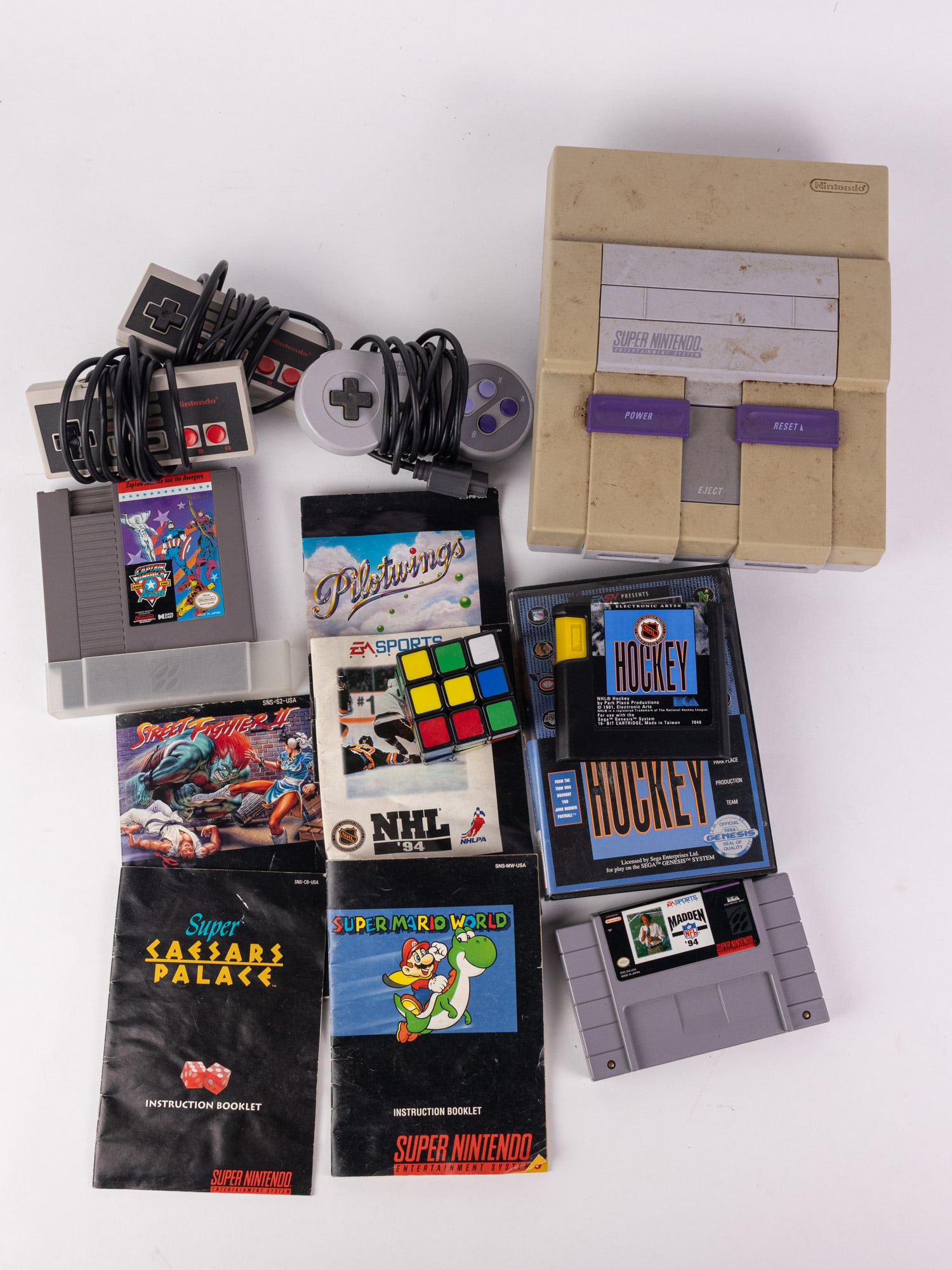 Nintendo SNES Console with Accessories - 2