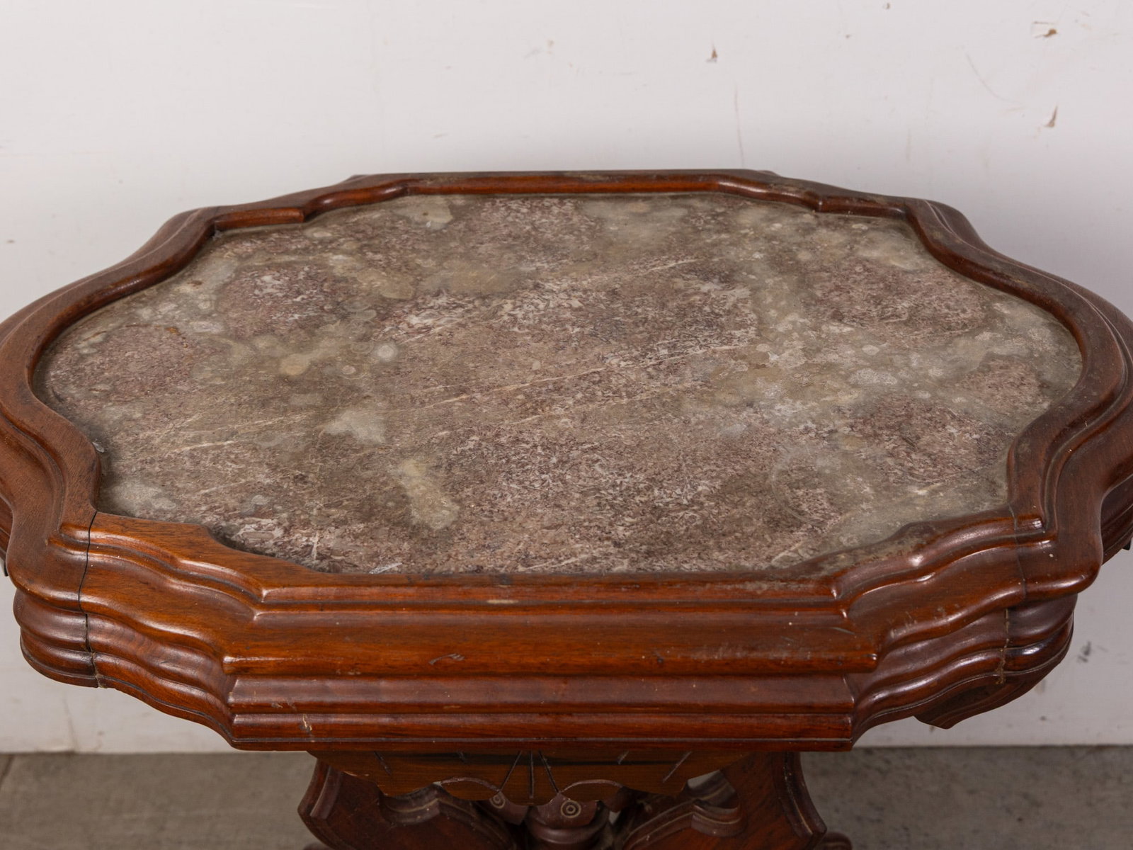 Antique Victorian Eastlake Marble Top Side Table - 2