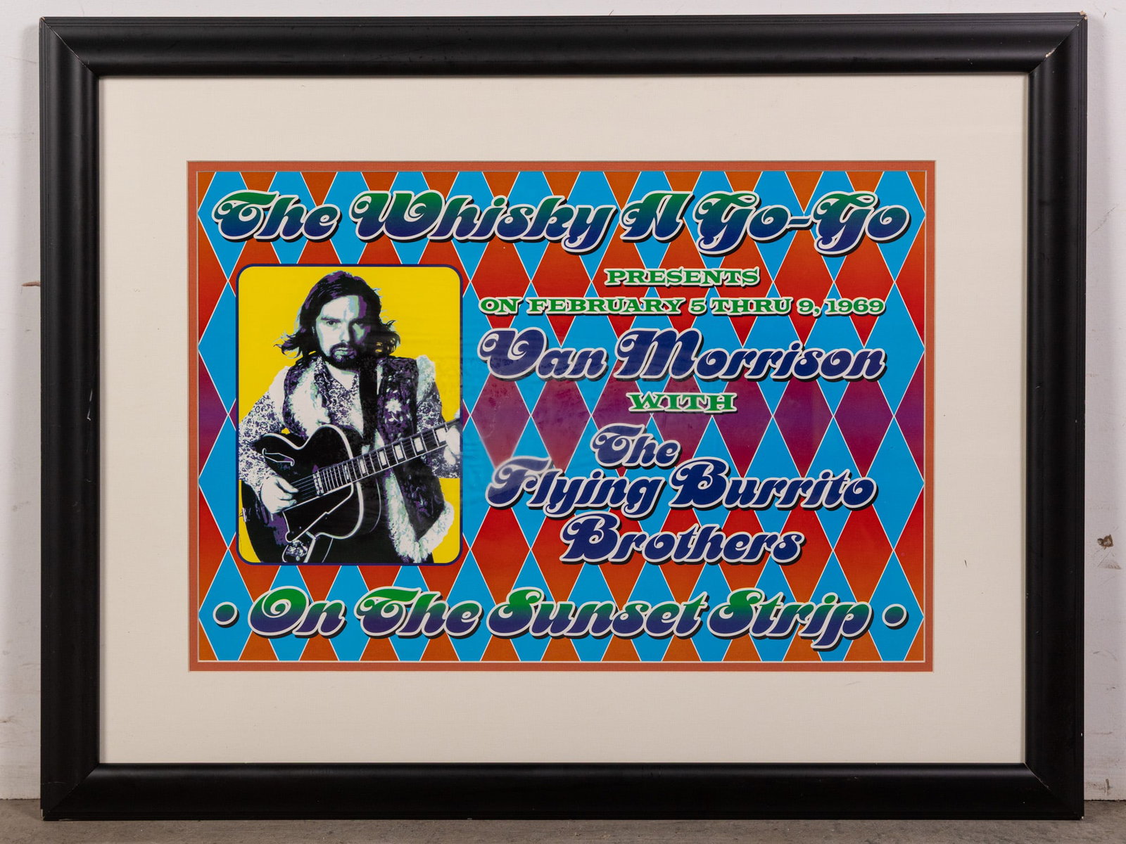 Van Morrison 1969 Framed Lithograph: Van Morrison 1969 Framed Lithograph Size 21" x 27" Literature Brooks Auction – Online Auction Terms & Conditions Contact: (856) 694-2960 | info@brooks.auction READ BEFORE YOU BID: We want you