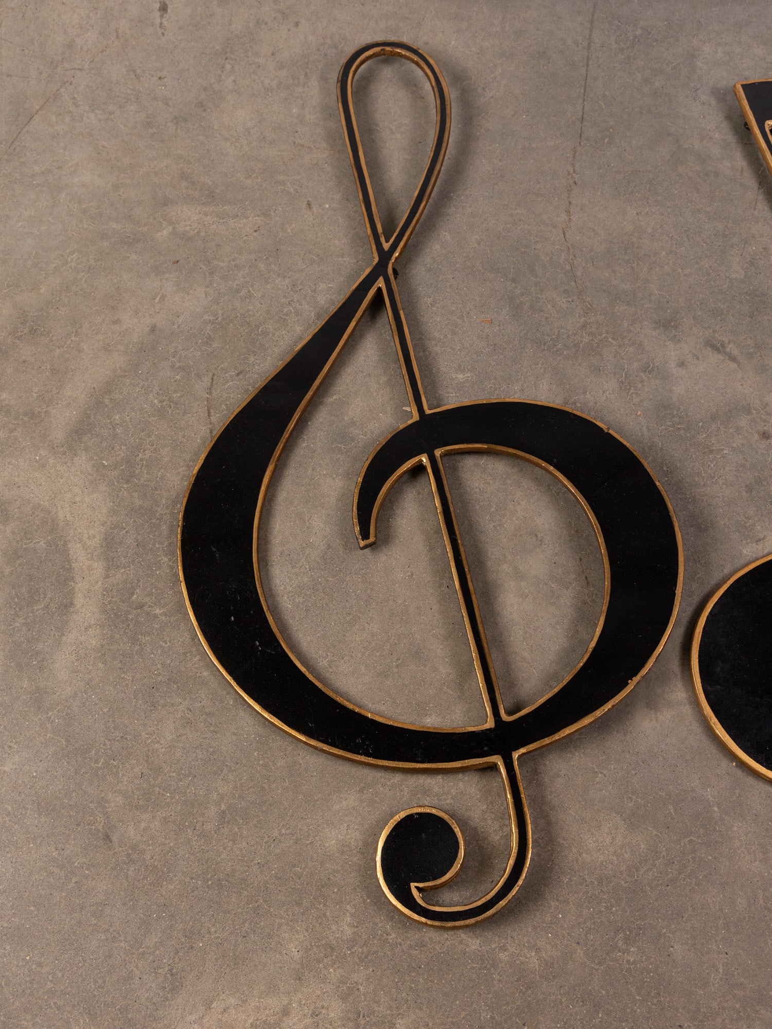 Quarter Note and Treble Clef Wall Mounted Artwork - 2