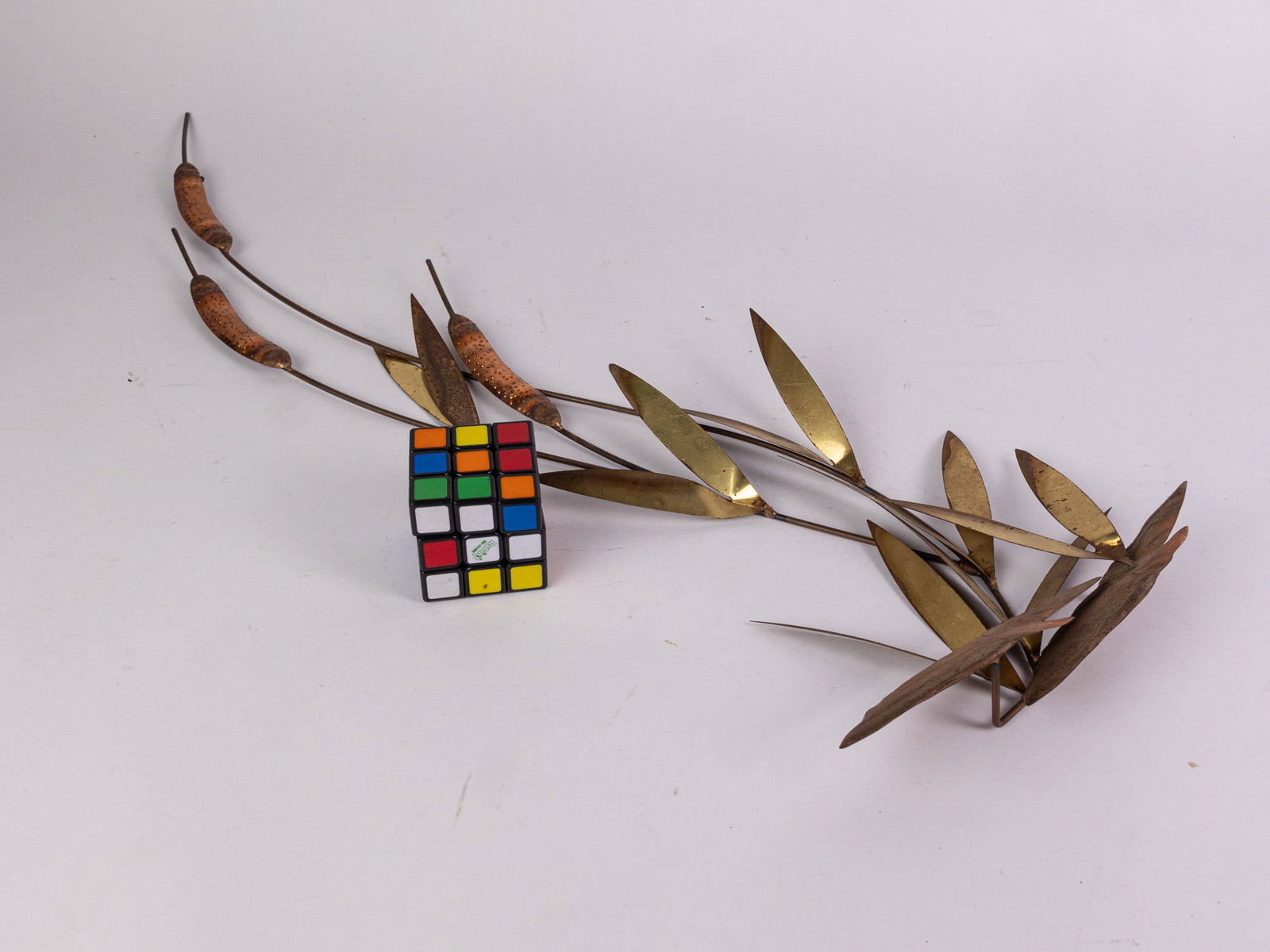 Metal Cattail Wall Mounted Decor - 2