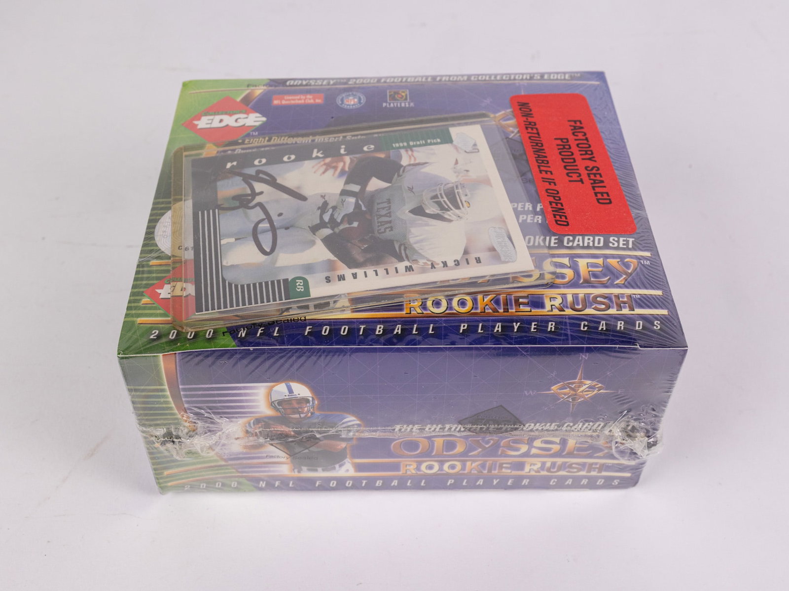 Collector's Edge Odyssey Rookie Rush Factory Sealed 2000 Football: Collector's Edge Odyssey Rookie Rush Factory Sealed 2000 Football Literature Brooks Auction – Online Auction Terms & Conditions Contact: (856) 694-2960 | info@brooks.auction READ BEFORE YOU