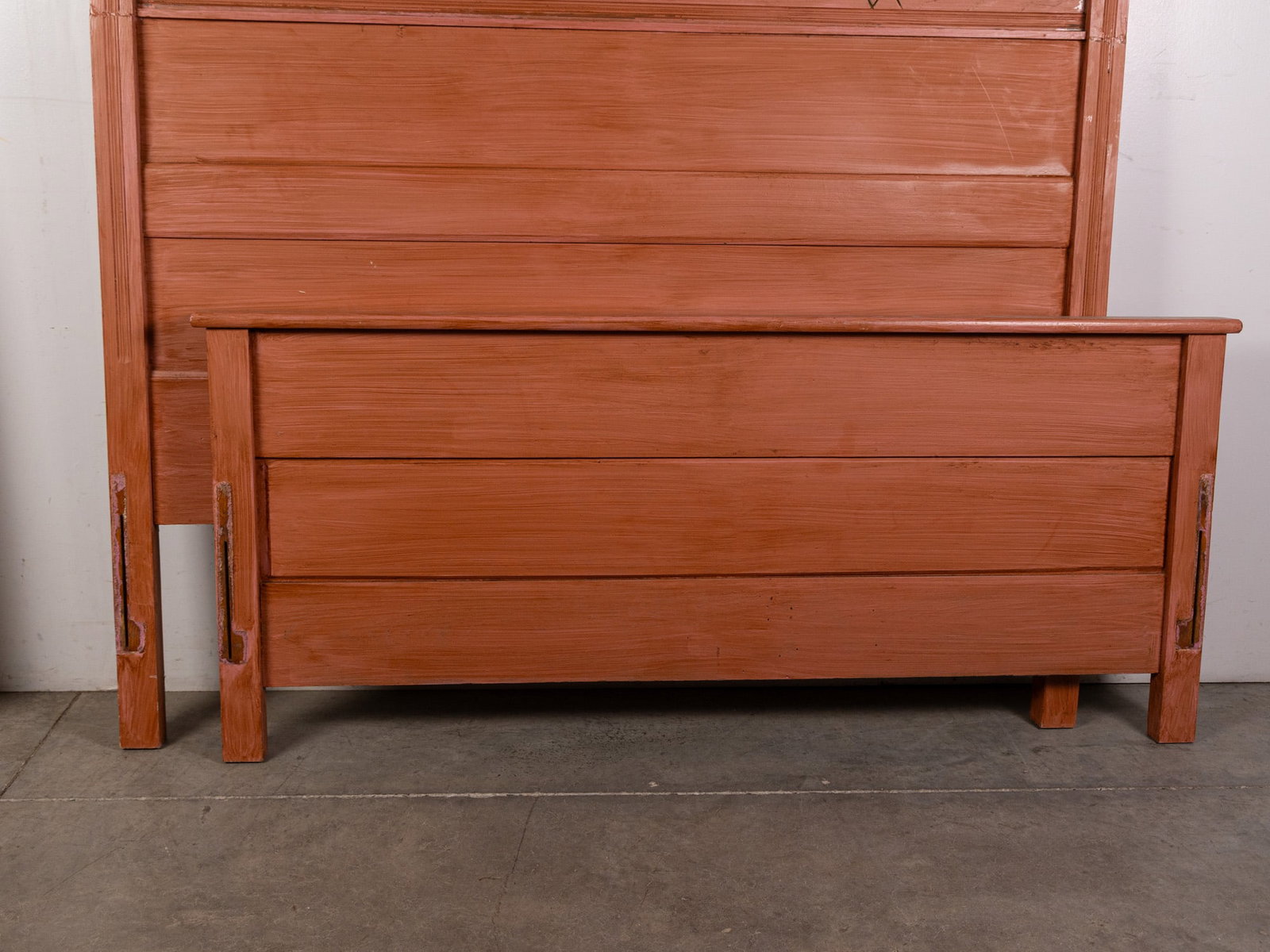 Eastlake Victorian Painted Full Size Bed Frame - 2