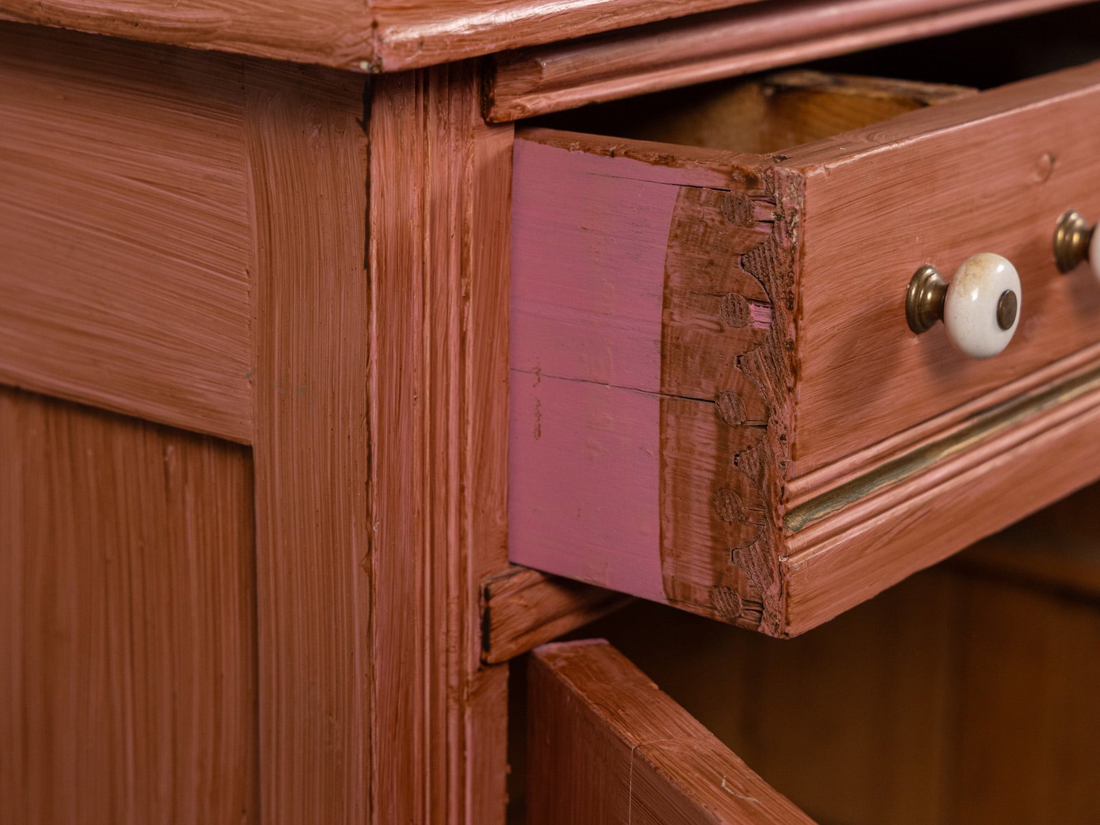 Eastlake Victorian Painted Side Table - 4