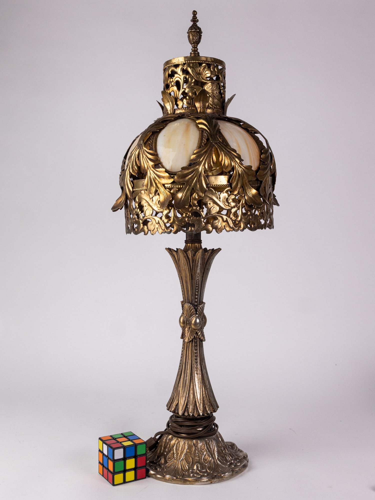 Vintage 1960's Baroque Style Table Lamp - 2