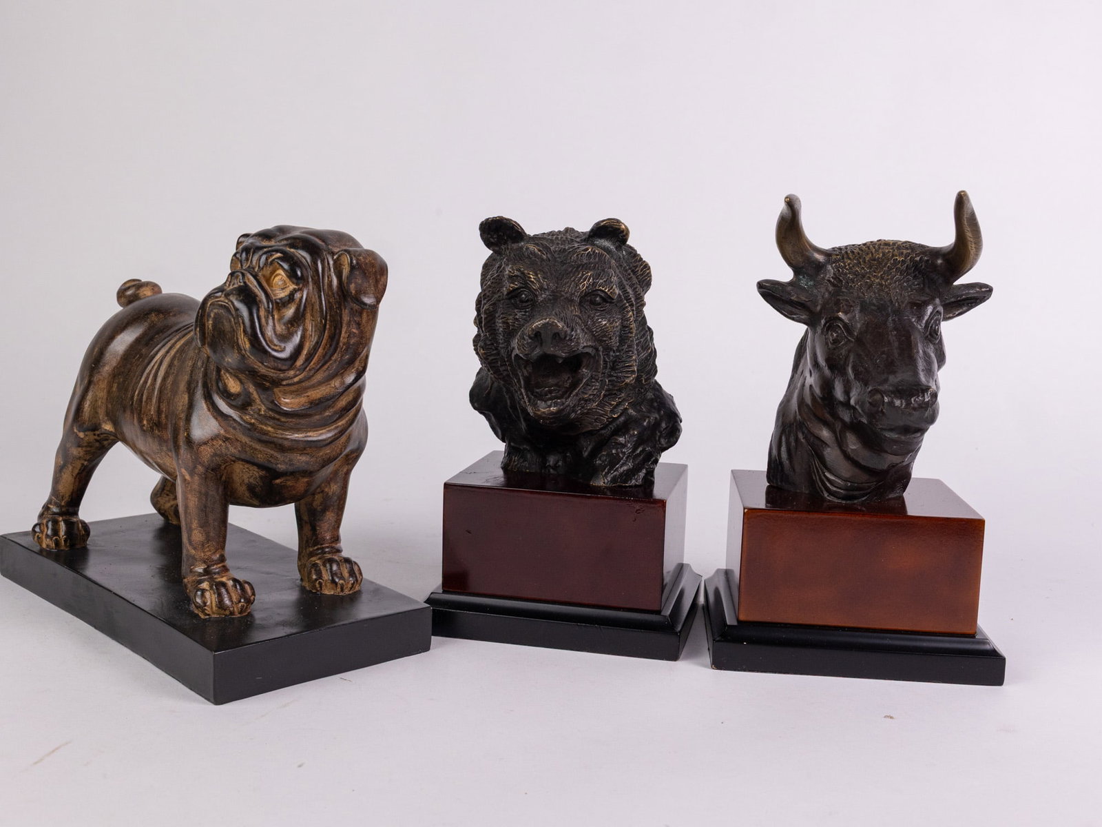 Three Decorative Animal Sculptures: Three Decorative Animal Sculptures Size 7" x 12" x 12" Literature Brooks Auction – Online Auction Terms & Conditions Contact: (856) 694-2960 | info@brooks.auction READ BEFORE YOU BID: We want
