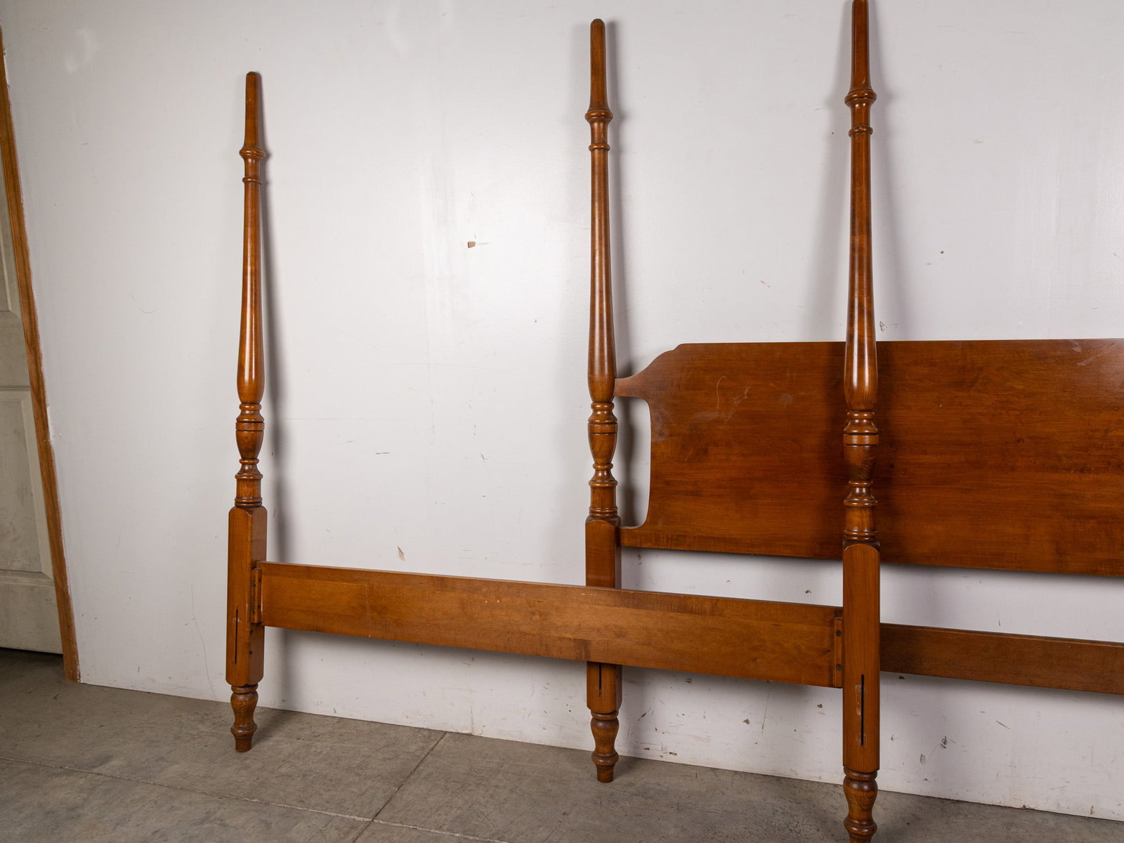 Vintage Four Poster Full Size Headboard and Footboard - 2
