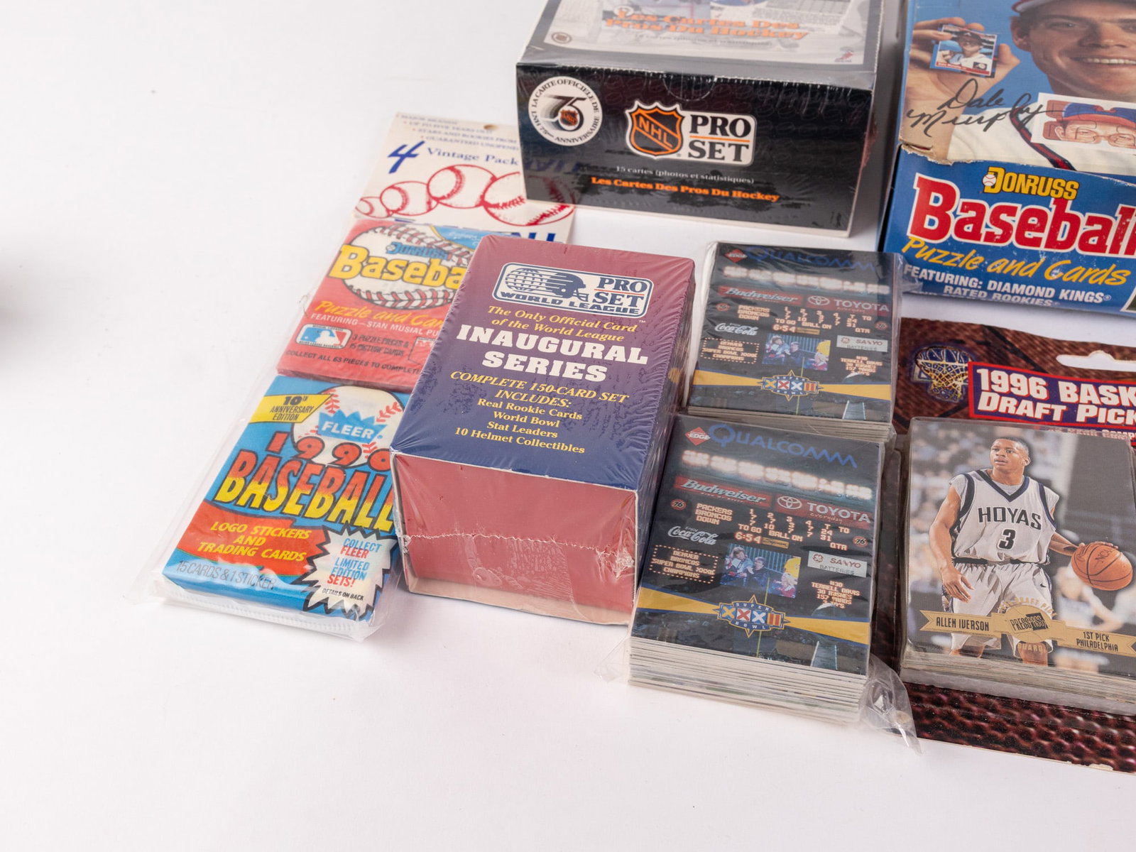 Collectible Sports Trading Cards Assortment Lot - 6