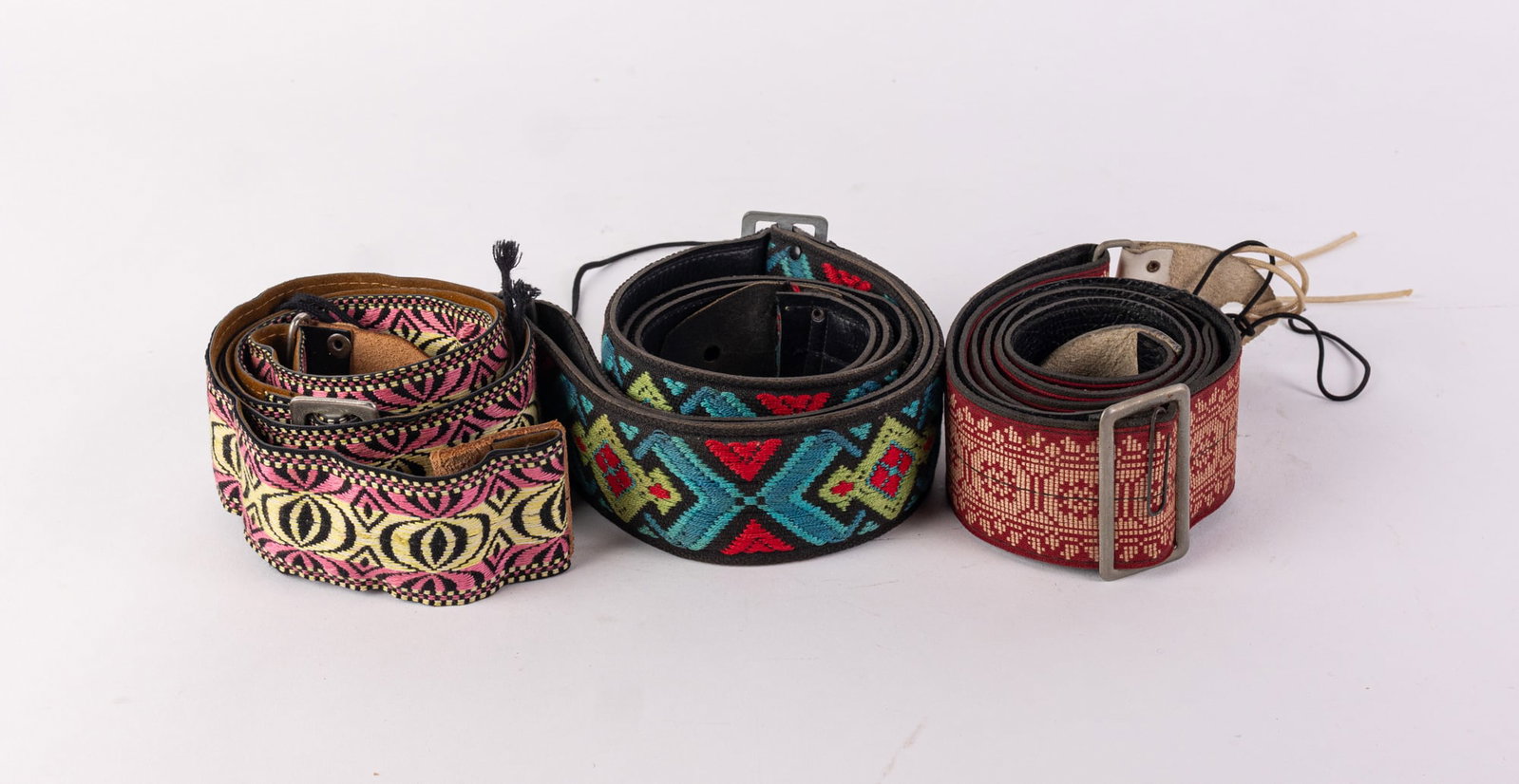 Three Vintage Guitar Straps: Three Vintage Guitar Straps Literature Brooks Auction – Online Auction Terms & Conditions Contact: (856) 694-2960 | info@brooks.auction READ BEFORE YOU BID: We want you to feel confident when