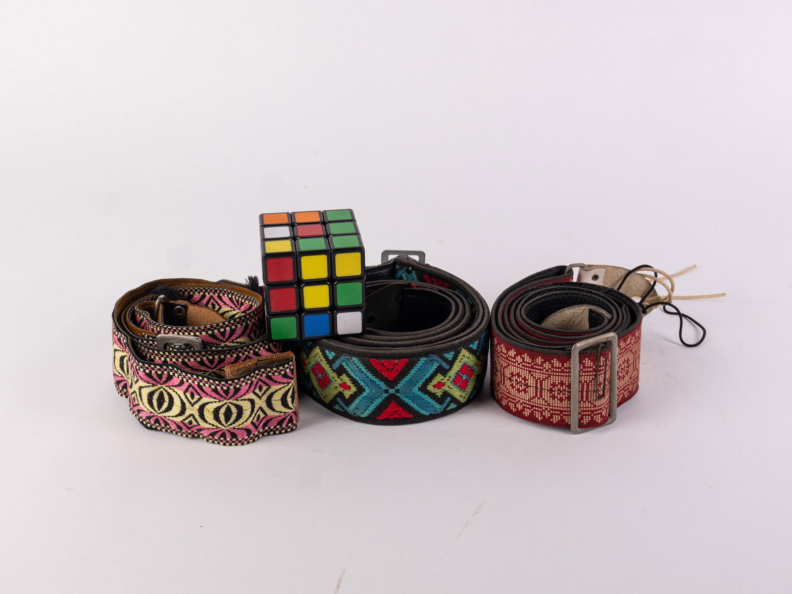 Three Vintage Guitar Straps - 2