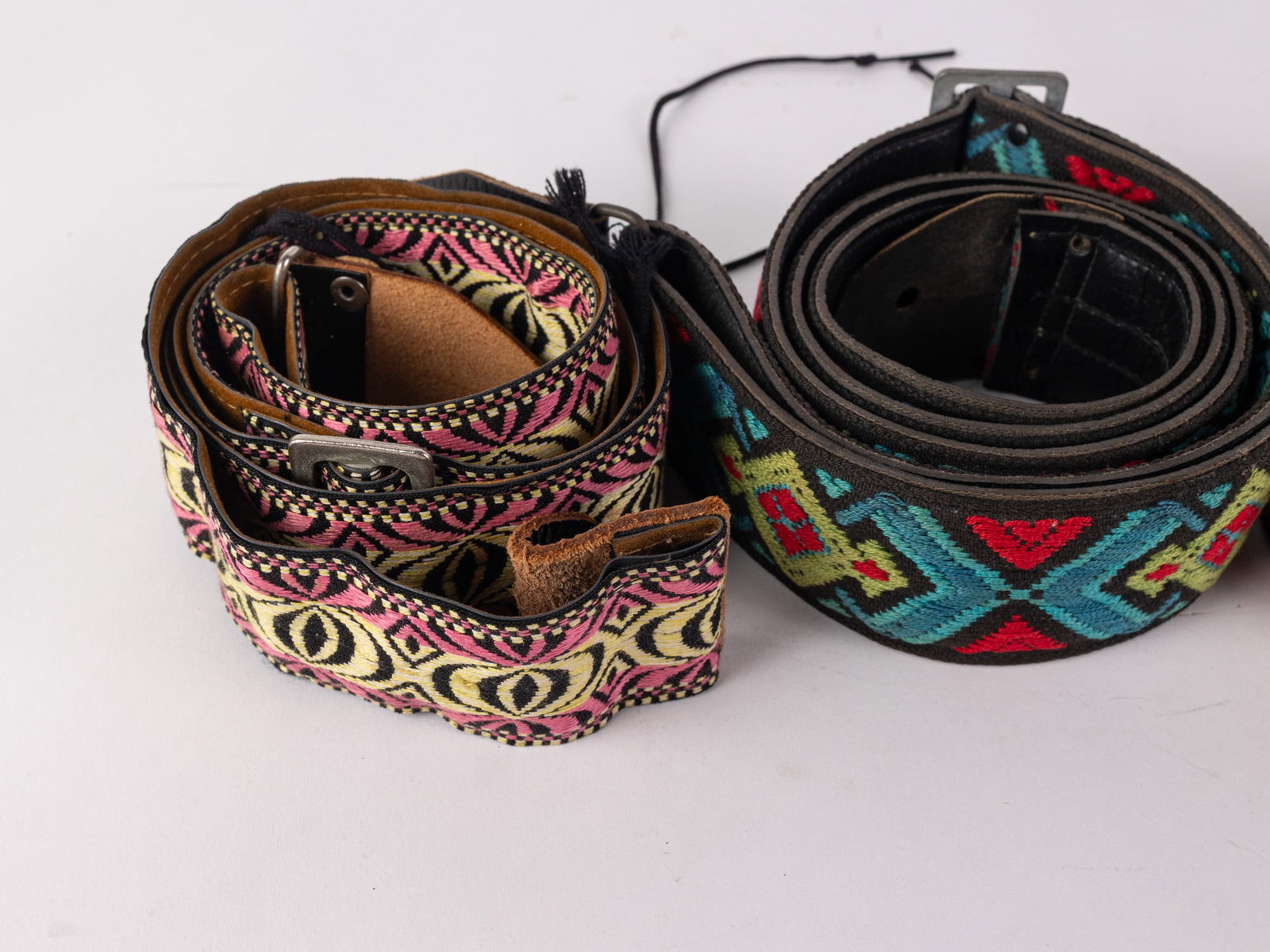 Three Vintage Guitar Straps - 3