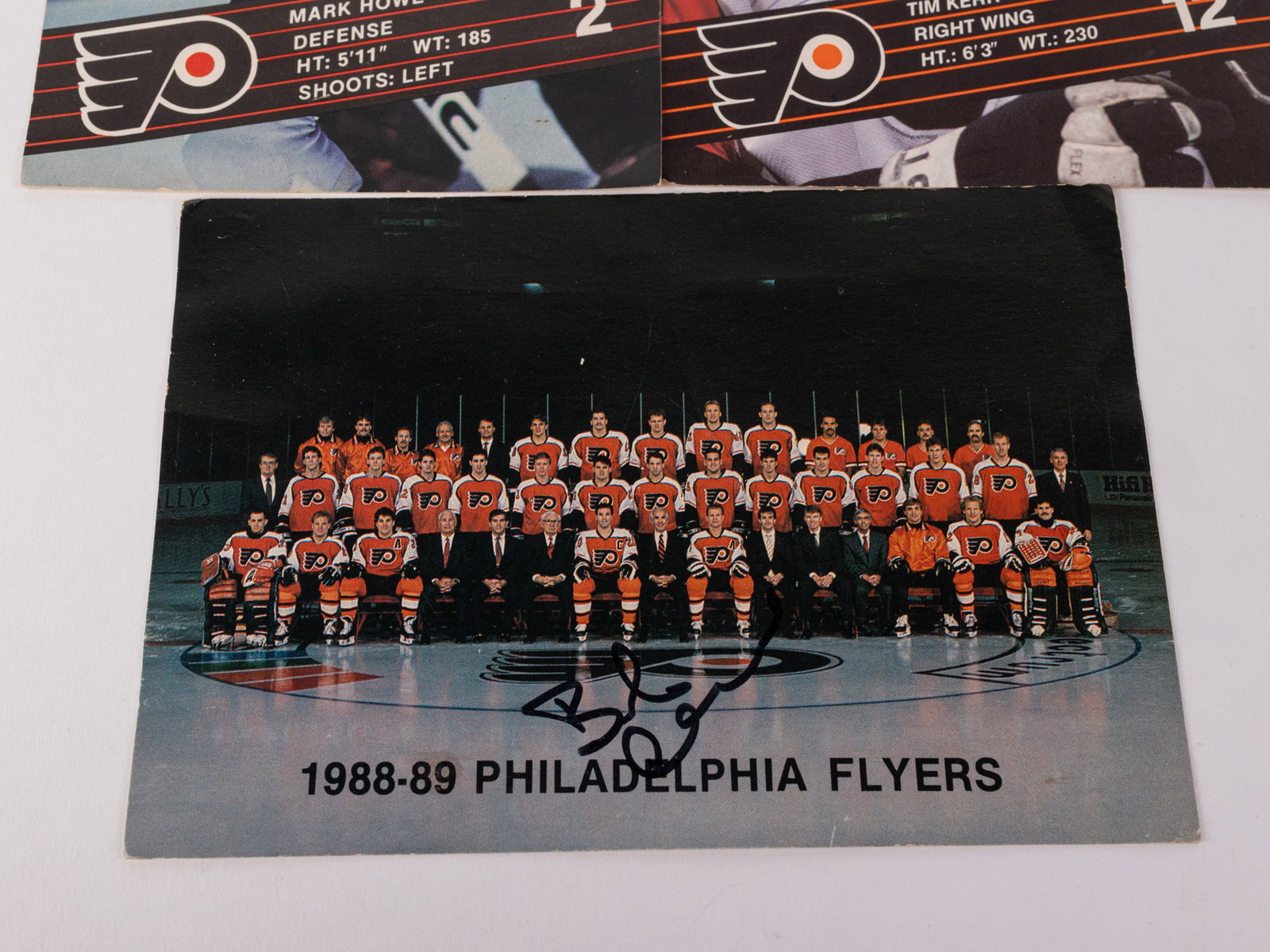 Three Autographed Philadelphia Flyers Postcards - 4