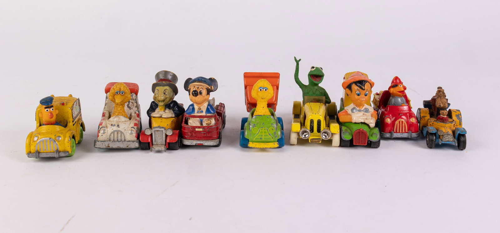 Vintage Playskool Character Cars Featuring Disney, Muppets: Vintage Playskool Character Cars Featuring Disney, Muppets Size 7" x 12" x 12" Literature Brooks Auction – Online Auction Terms & Conditions Contact: (856) 694-2960 | info@brooks.auction READ