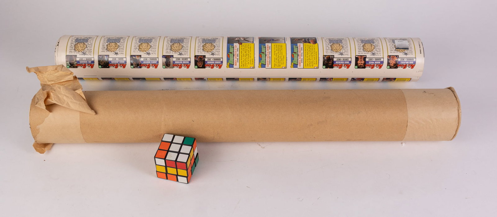 Two Rolls of Uncut Collectible Sports Cards - 2
