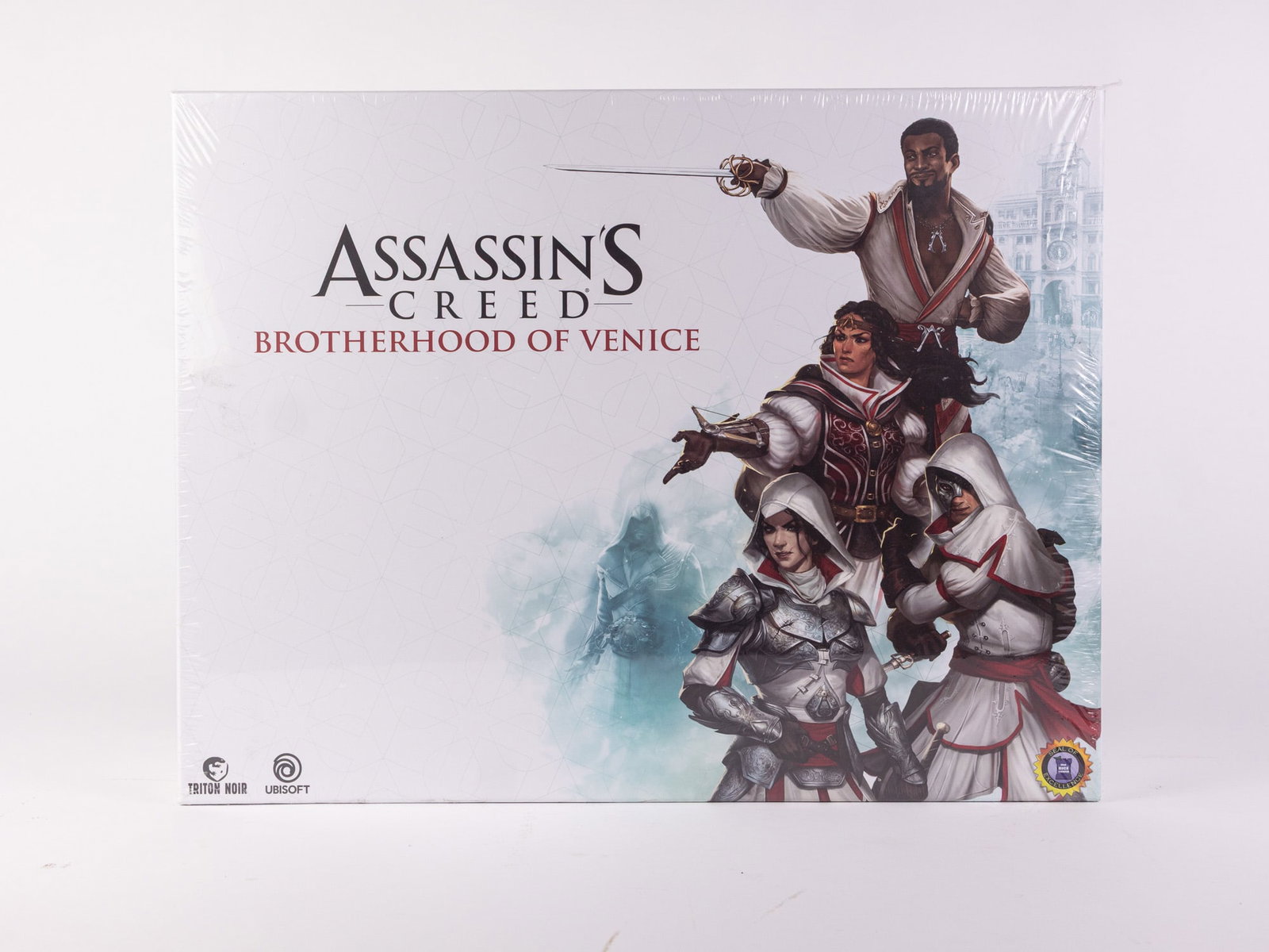 Assassin’s Creed Brotherhood of Venice Board Game: Assassin’s Creed Brotherhood of Venice Board Game Size 14" x 18" x 4" Literature Brooks Auction – Online Auction Terms & Conditions Contact: (856) 694-2960 | info@brooks.auction READ