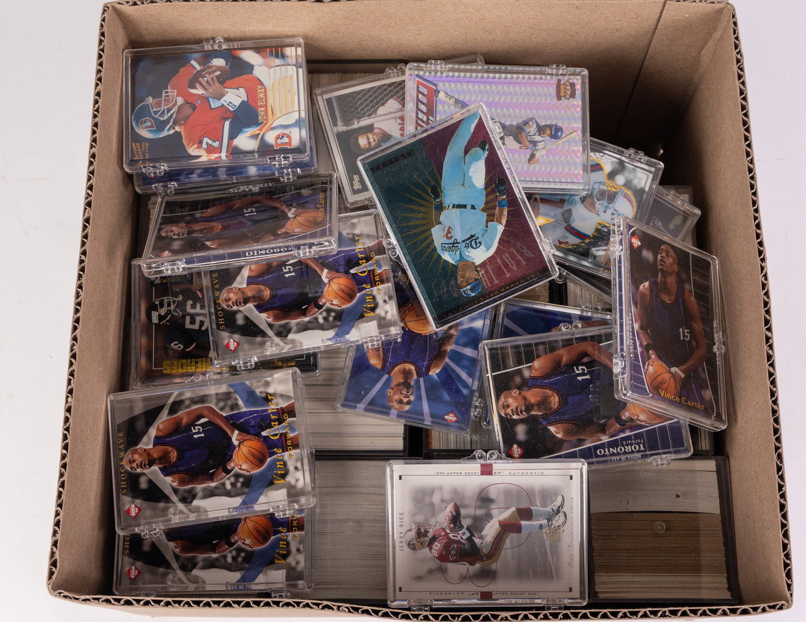 Lot of Assorted Vintage Collectible Sports Cards: Lot of Assorted Vintage Collectible Sports Cards Size 7" x 12" x 12" Literature Brooks Auction – Online Auction Terms & Conditions Contact: (856) 694-2960 | info@brooks.auction READ BEFORE YOU