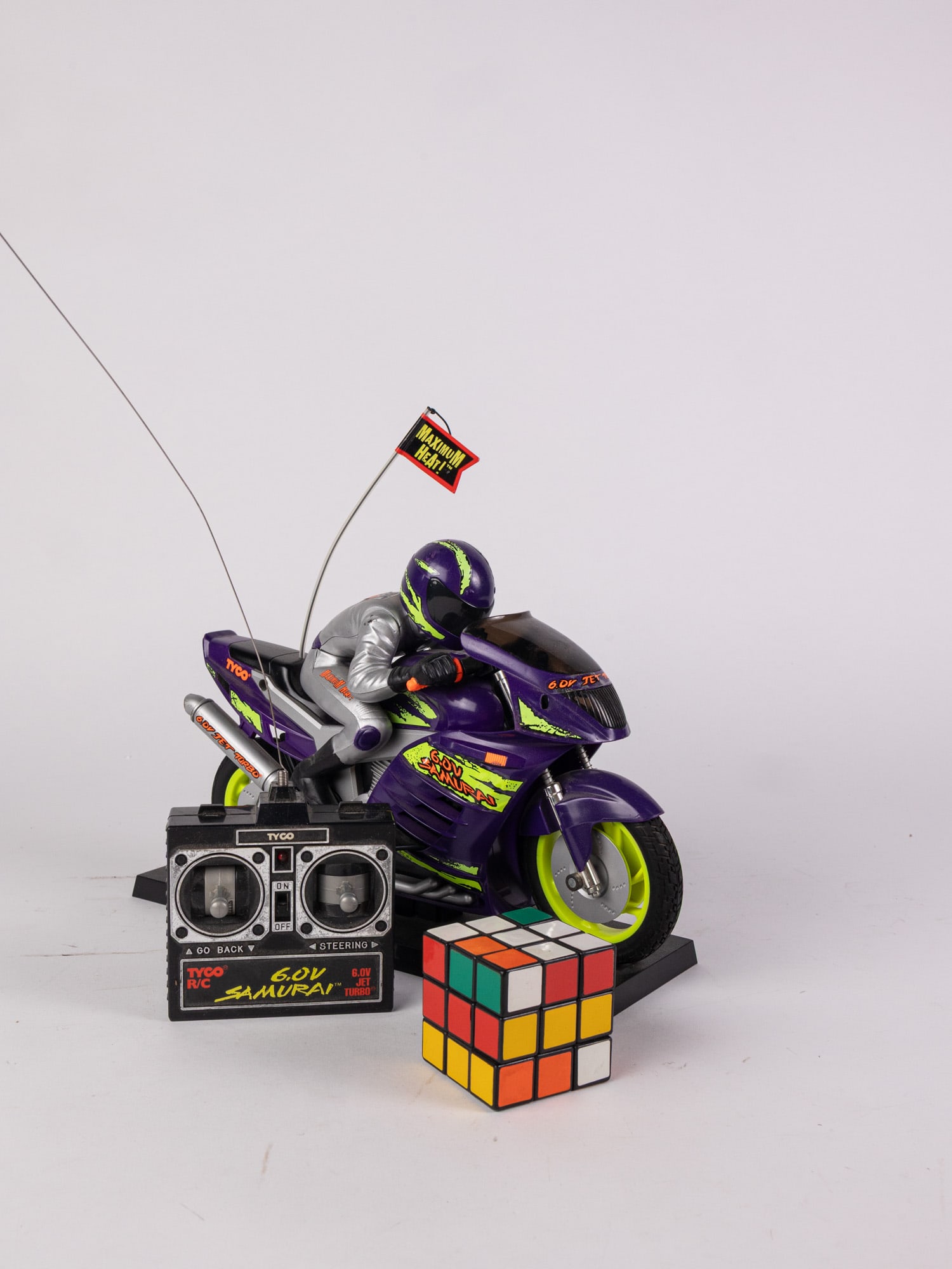 Tyco 6.0V Samurai RC Toy Motorcycle with Remote - 2