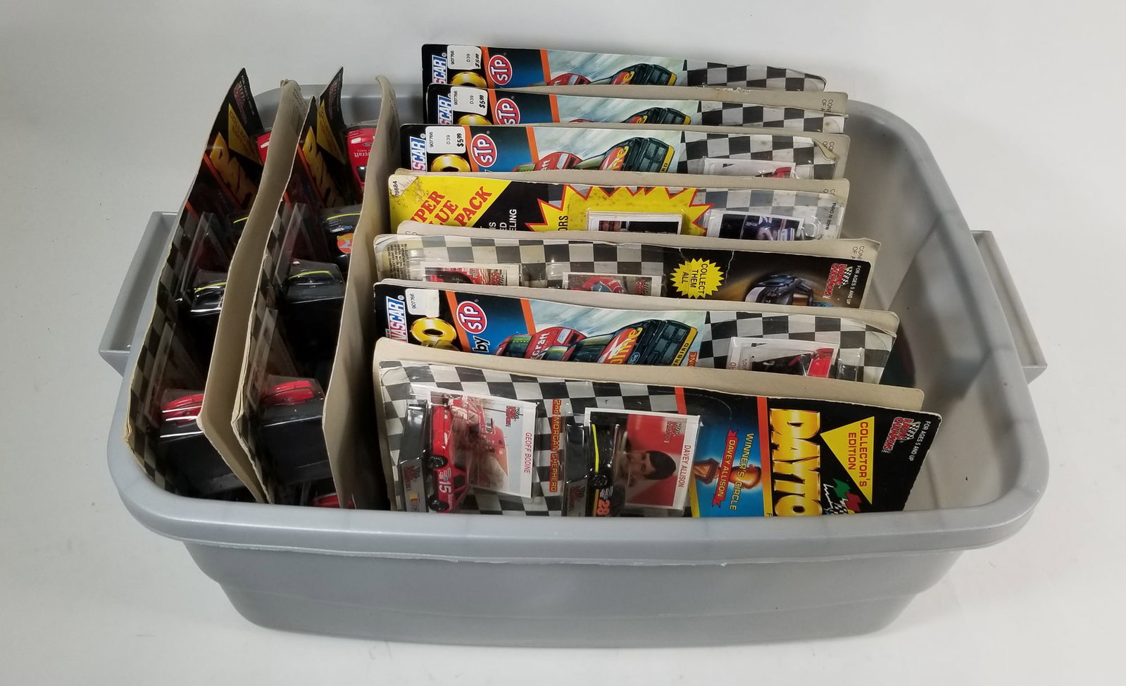 Assortment of Racing Champions Nascar Daytona 500 Diecast Cars: Assortment of Racing Champions Nascar Daytona 500 Diecast Cars Size 9" x 25" x 15 Literature Brooks Auction – Online Auction Terms & Conditions Contact: (856) 694-2960 | info@brooks.auction