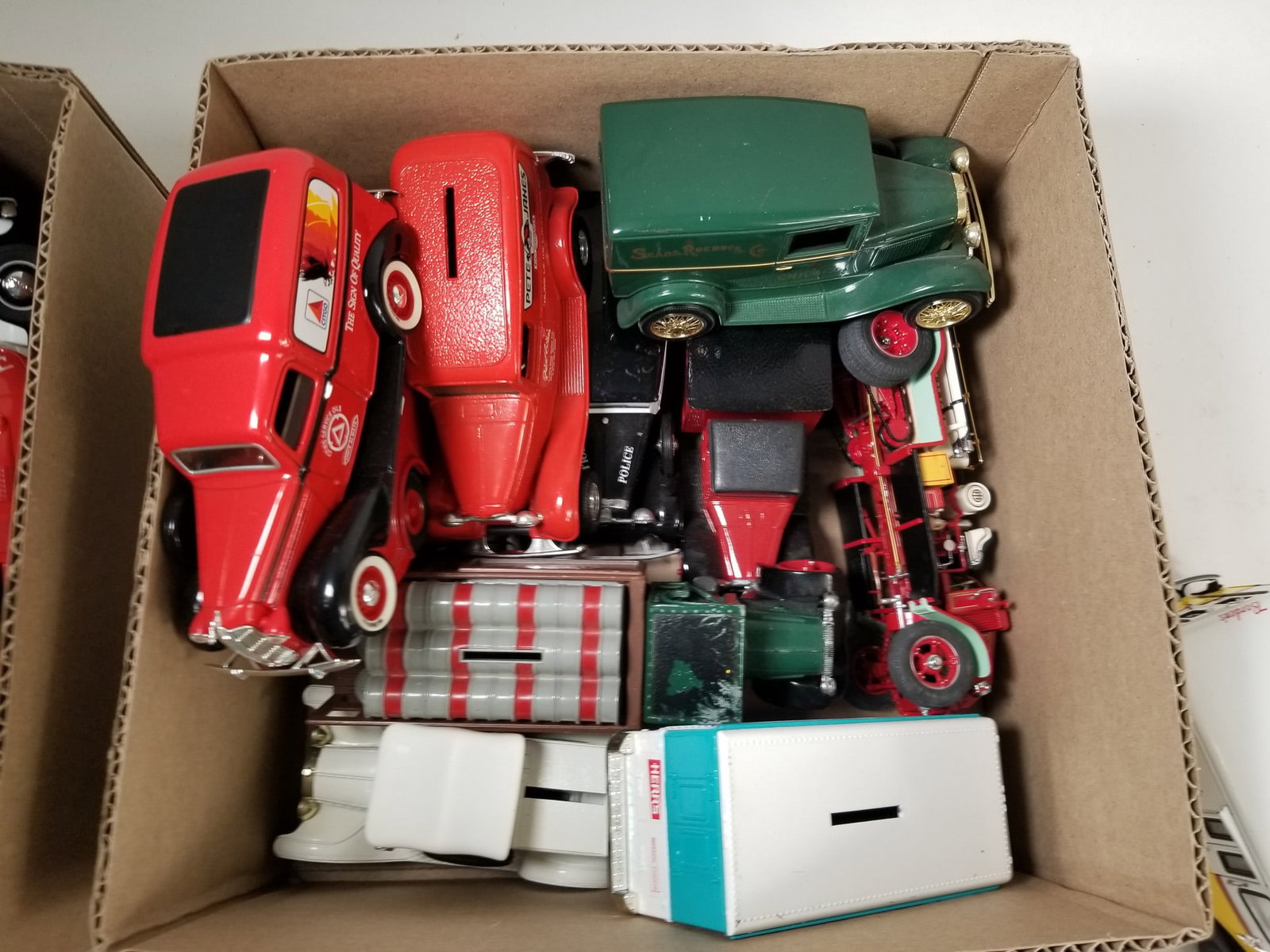 Assortment of Vintage Diecast Automobiles ft. Texaco - 4