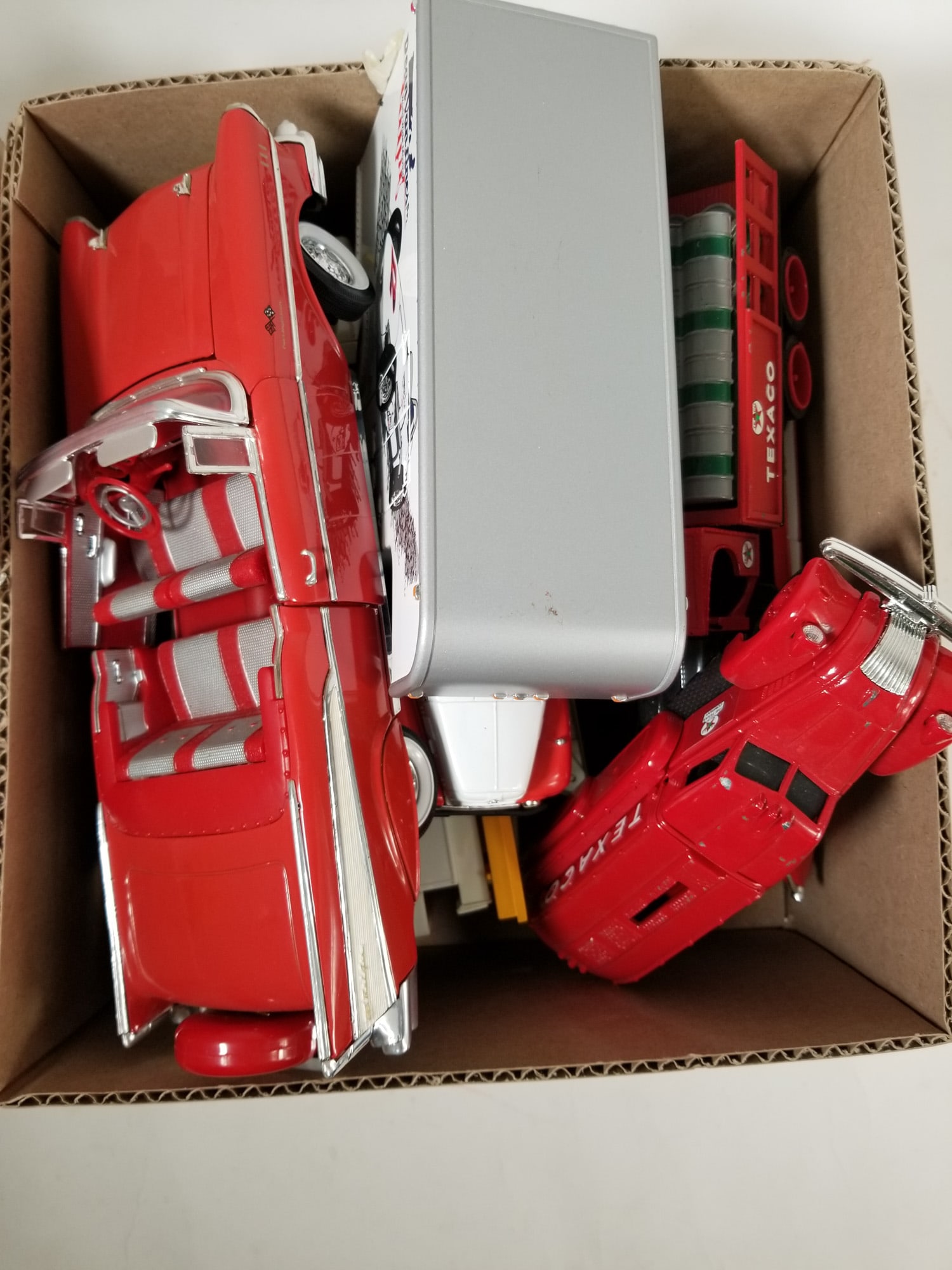 Assortment of Vintage Diecast Automobiles ft. Shell Gasoline Truck - 4