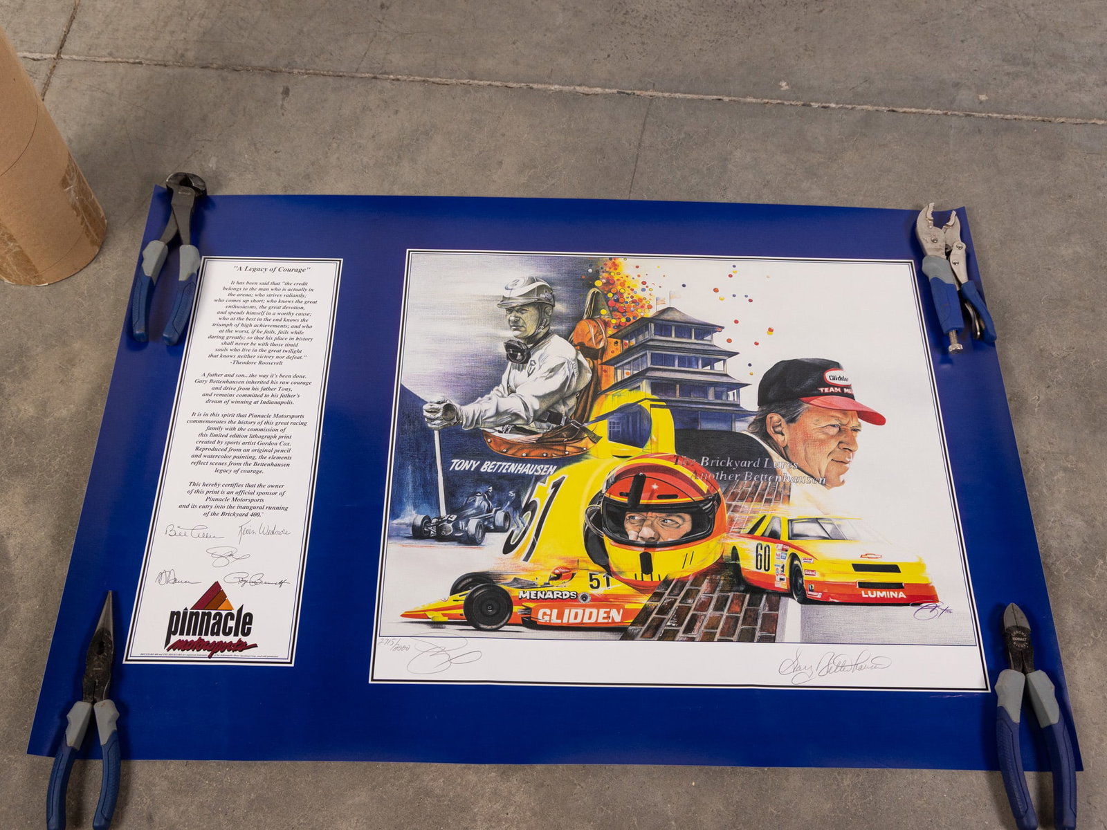 Two Nascar Race Posters - 2