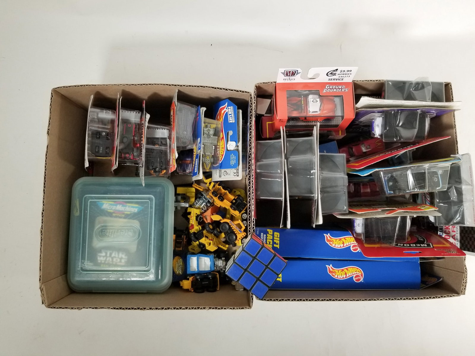 Assortment of Miniature Die-Cast Cars ft. Hot Wheels Gift Packs - 2