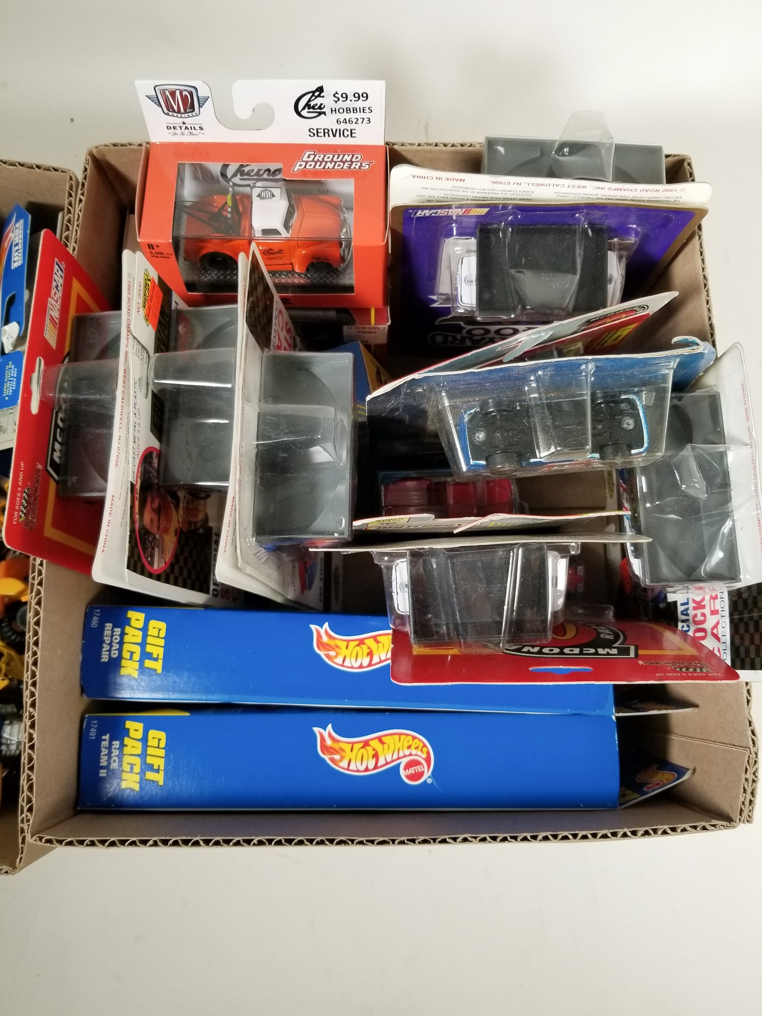Assortment of Miniature Die-Cast Cars ft. Hot Wheels Gift Packs - 4