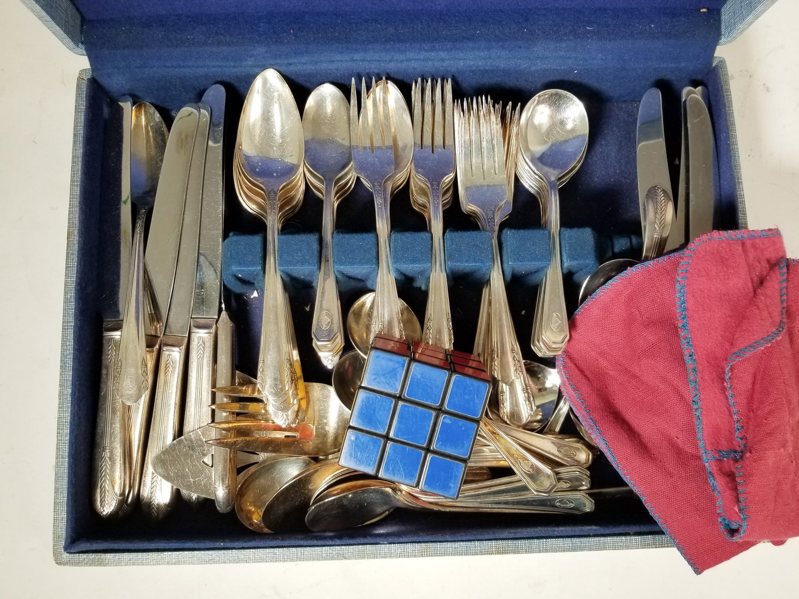 Vintage Silver Plated Flatware Set - 2