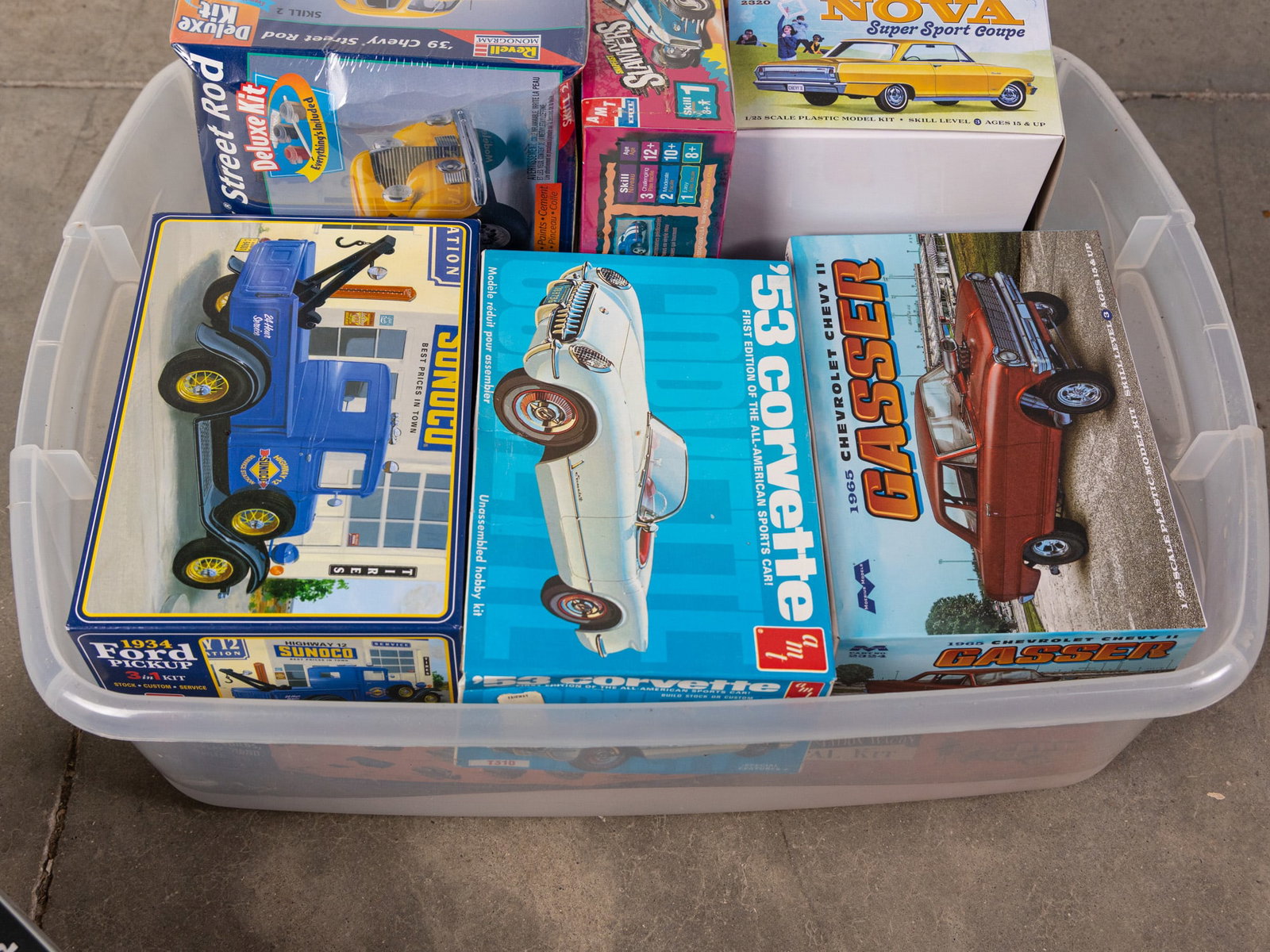 Large Assortment of Vintage Automobile Model Kits - 2