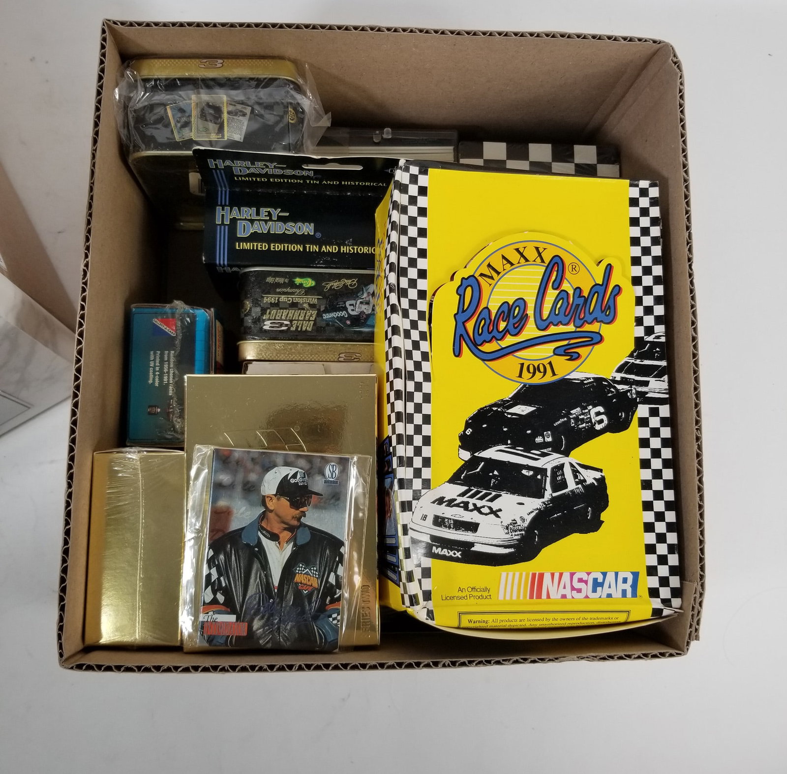 Assortment of Vintage Racing Memorabilia ft. Dale Earnhardt "Reflections" Commemorative Plaque - 3