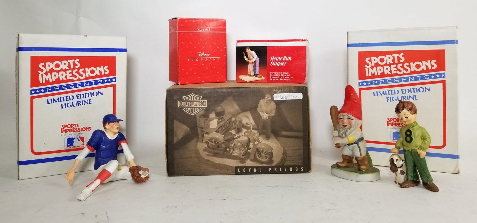 Assortment of Ceramic Figurines ft. Harley Davidson "Loyal Friends" Figurine: Assortment of Ceramic Figurines ft. Harley Davidson "Loyal Friends" Figurine Size 7" x 12" x 12" Literature Brooks Auction – Online Auction Terms & Conditions Contact: (856) 694-2960 | info@bro