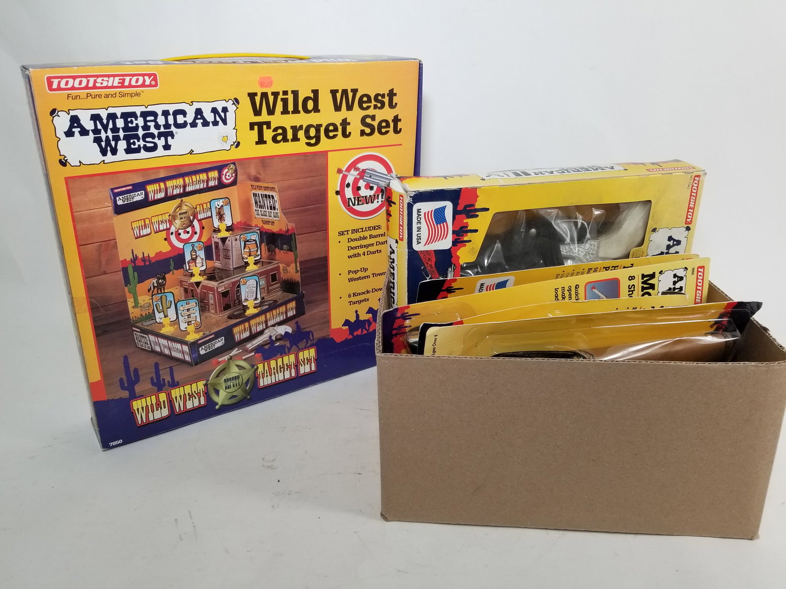Assorted Tootsietoy American West Toys ft. Wild West Target Set: Assorted Tootsietoy American West Toys ft. Wild West Target Set Size 7" x 12" x 12" Literature Brooks Auction – Online Auction Terms & Conditions Contact: (856) 694-2960 | info@brooks.auction