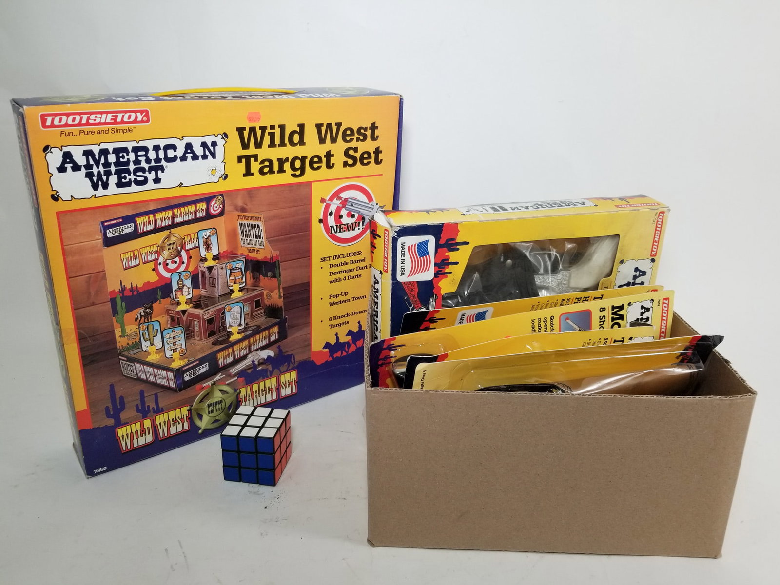 Assorted Tootsietoy American West Toys ft. Wild West Target Set - 2