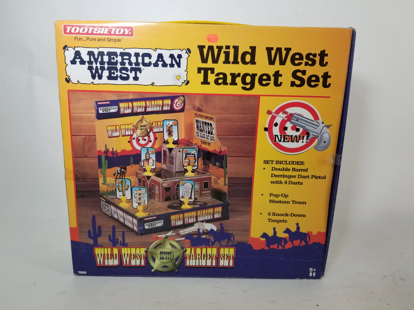 Assorted Tootsietoy American West Toys ft. Wild West Target Set - 3