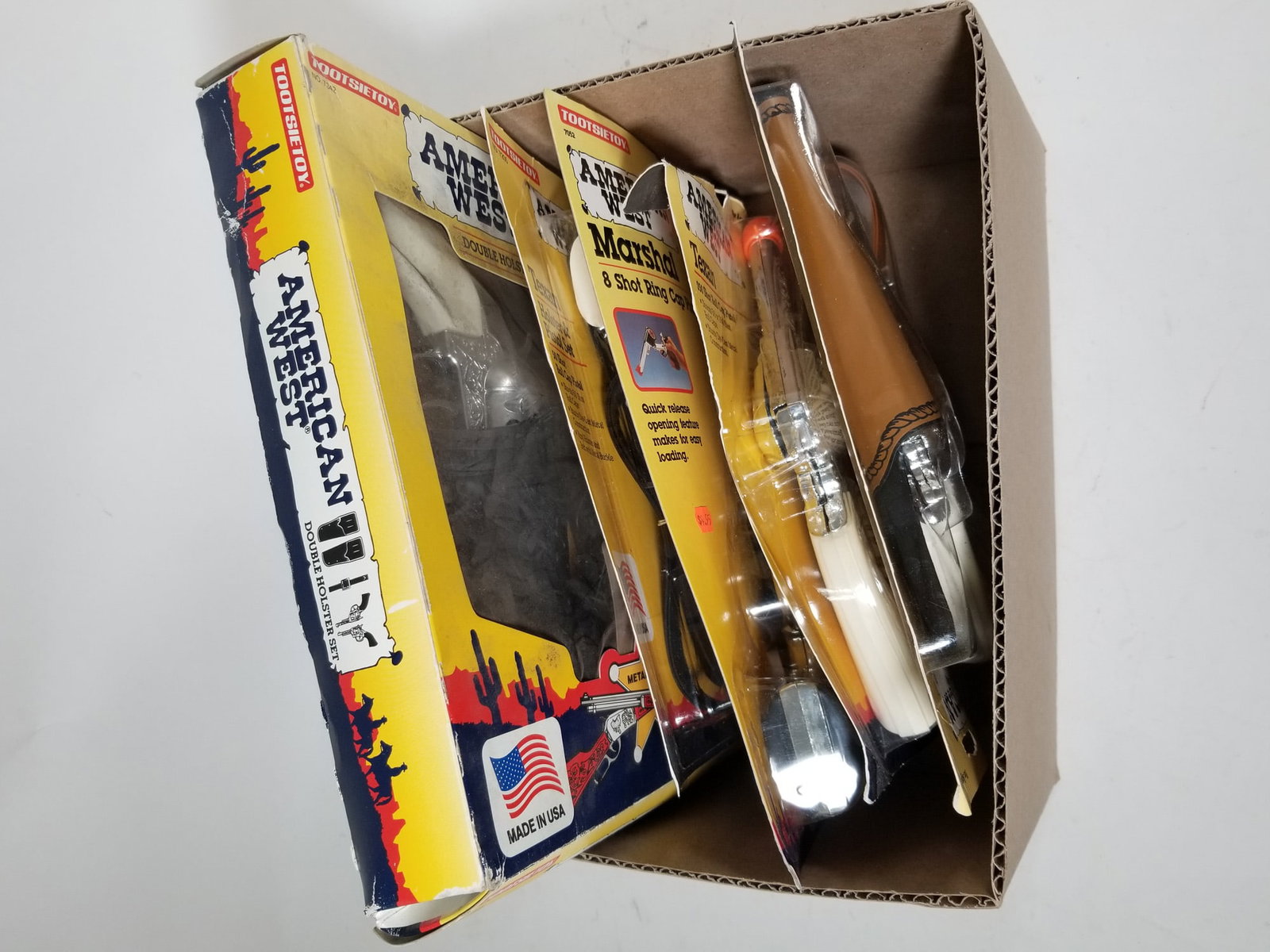 Assorted Tootsietoy American West Toys ft. Wild West Target Set - 4