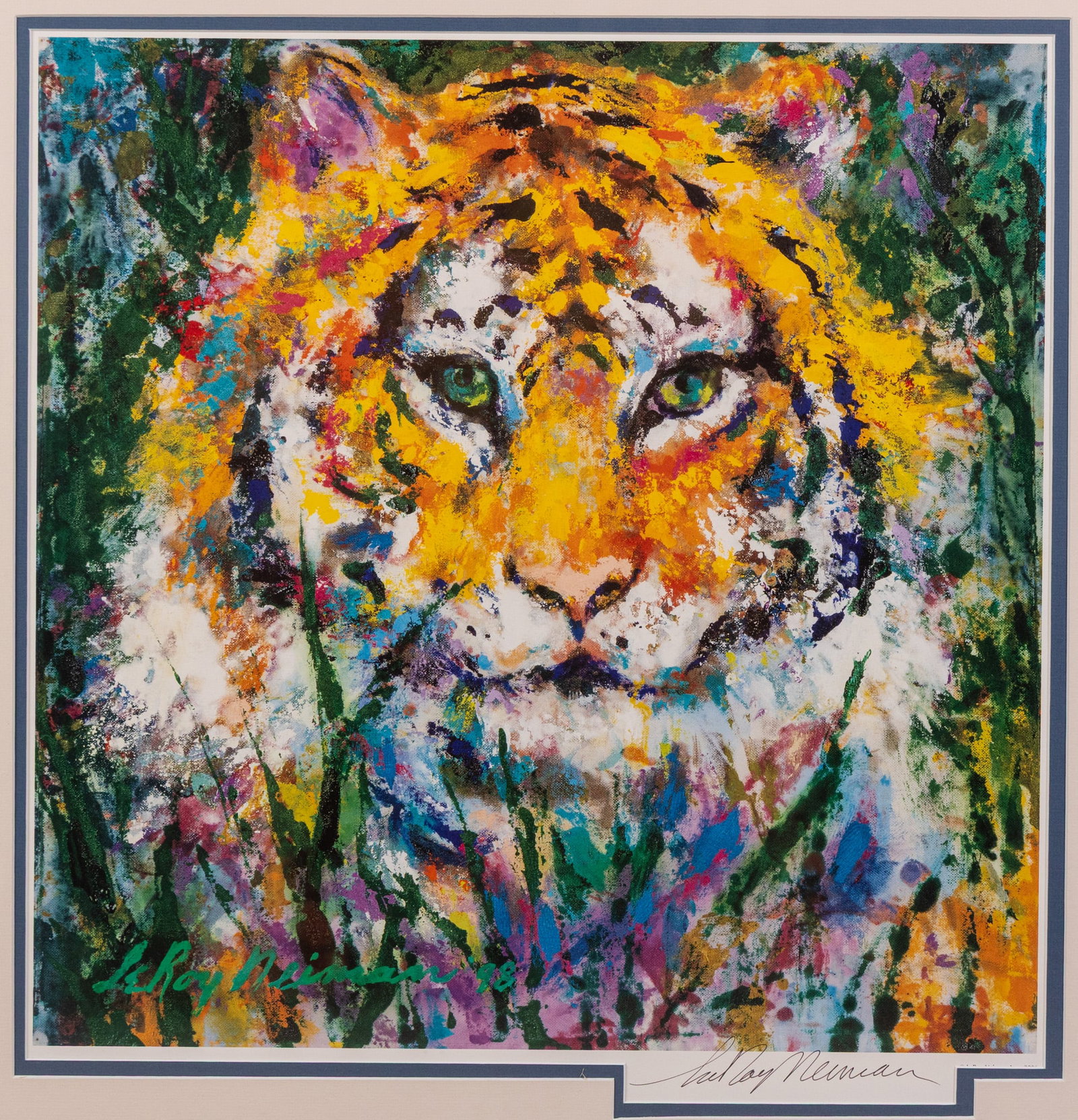 LeRoy Neiman (1921-2012) - "Portrait of the Tiger", Hand Signed Serigraph - 2
