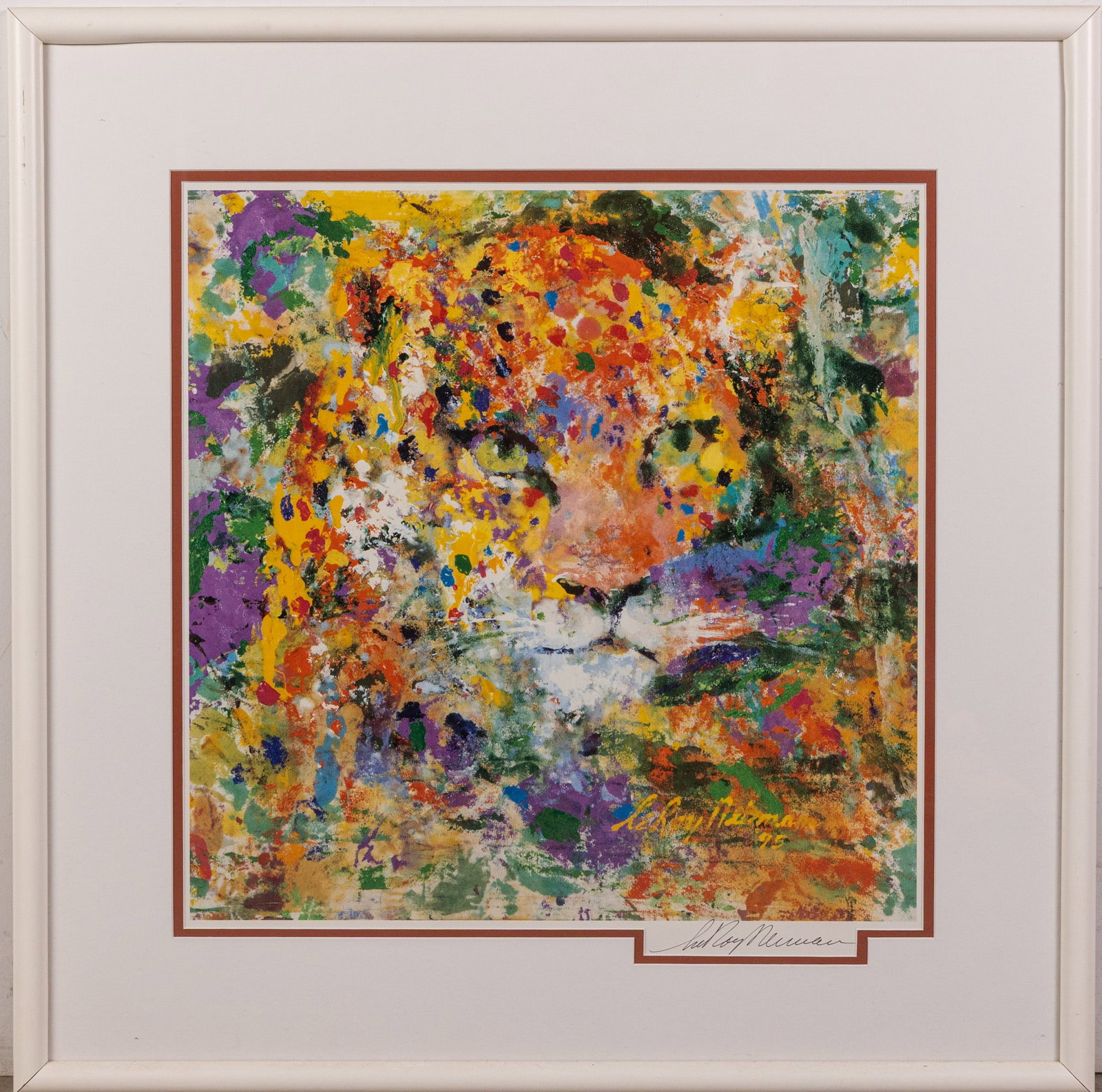 LeRoy Neiman (1921-2012) - "Portrait of the Leopard", Hand Signed Serigraph (1 of 2)