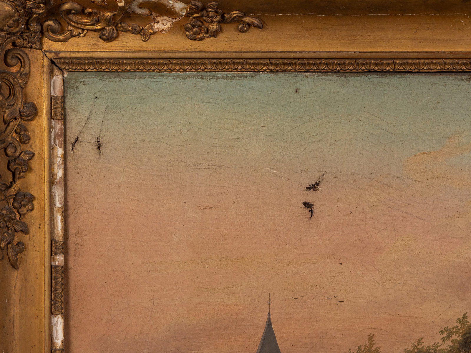 19th c. Musical Picture Clock - 3